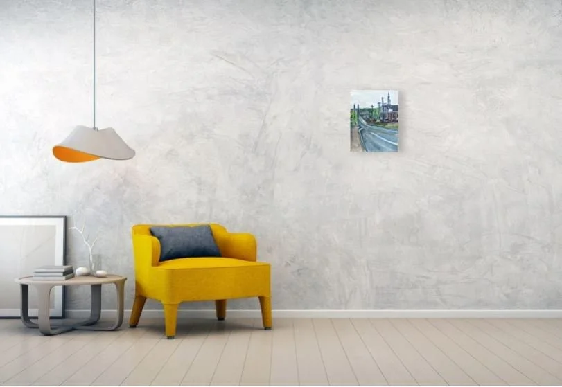 collin cessna baltimore parkville artist art paints painting hiss church harford road artwork