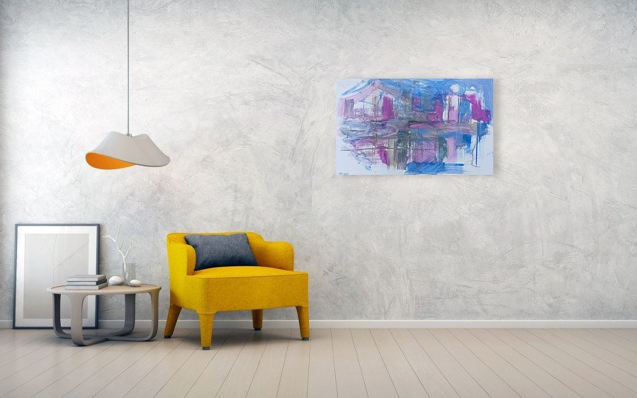large baltimore art painting collin cessna artwork canvas acrylic original abstract