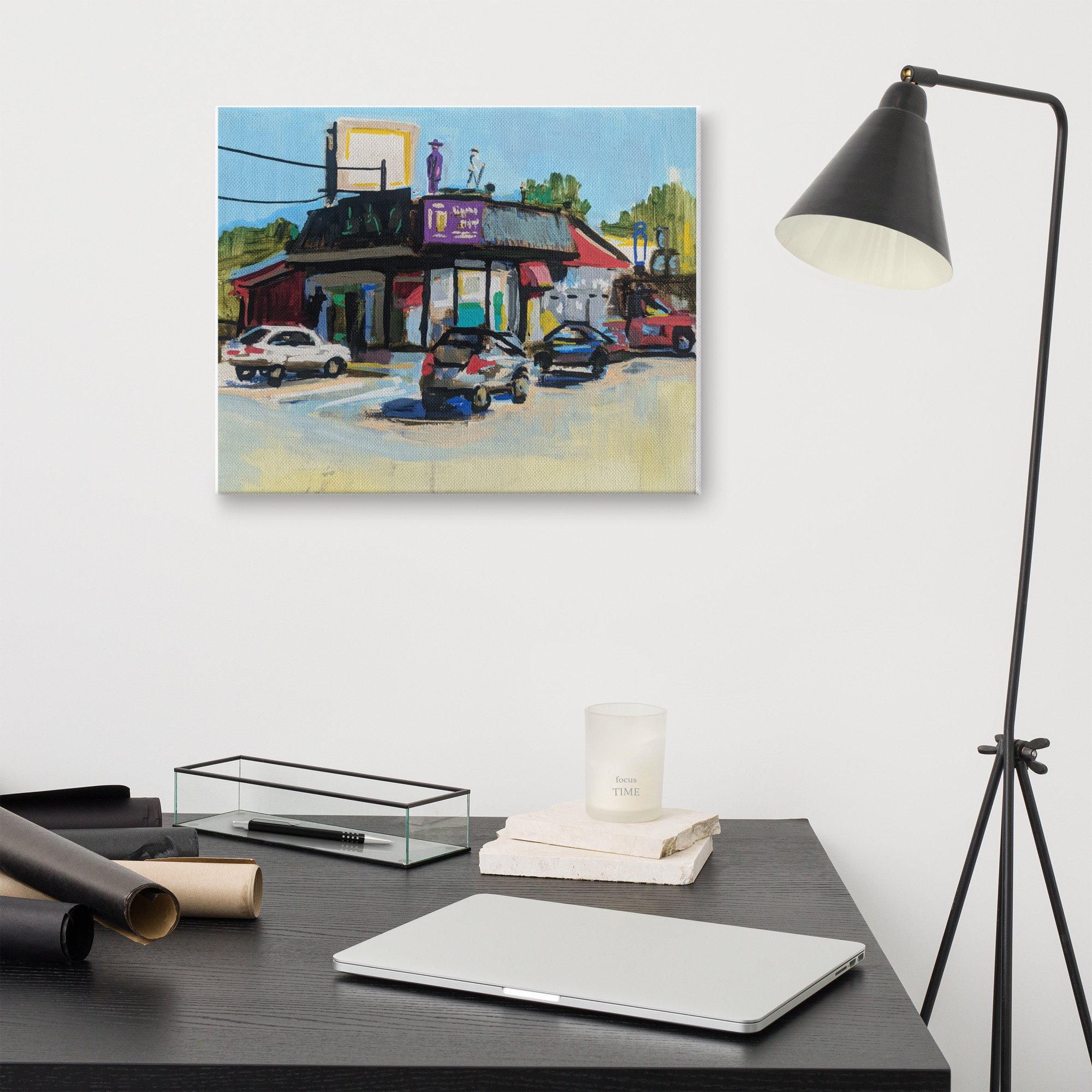 The Liquor Pump Collin Cessna Old Harford Road Parkville MD Painter canvas Baltimore