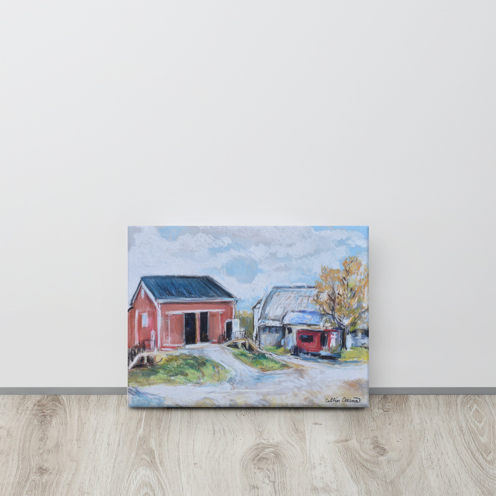 Collin Cessna Harford Baltimore County Artist Art paints Falling Branch Brewery in Street MD