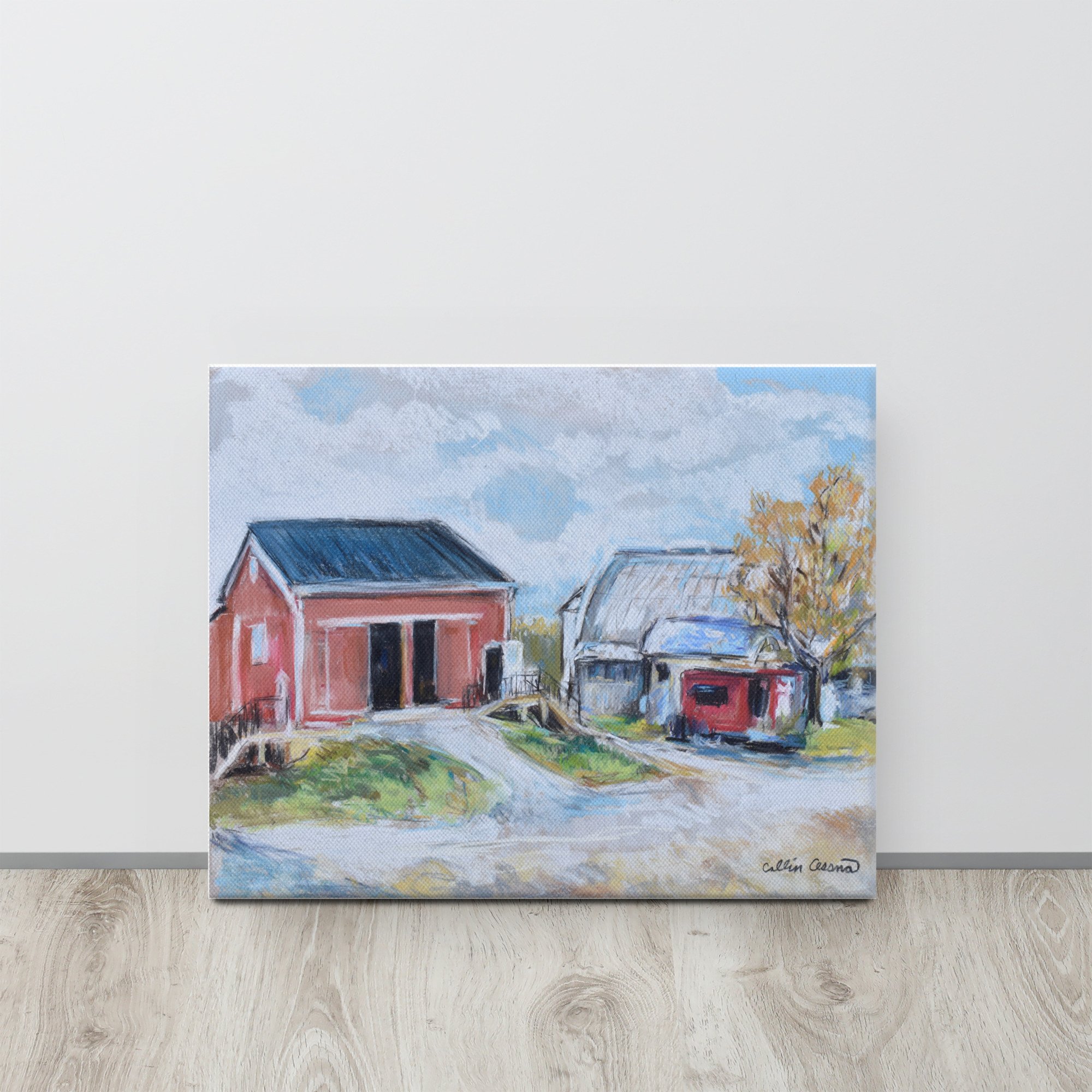 Collin Cessna Harford Baltimore County Artist Art paints Falling Branch Brewery in Street MD