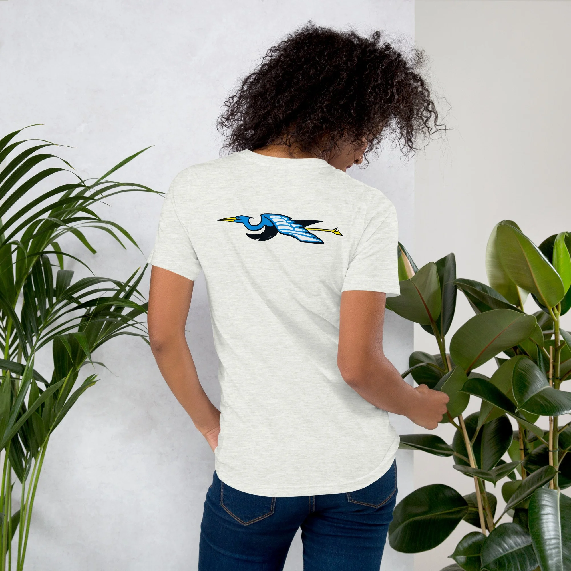 Collin Cessna Port Covington Baltimore Peninsula Great Blue Heron T Shirt Artwork Maryland MD Artist