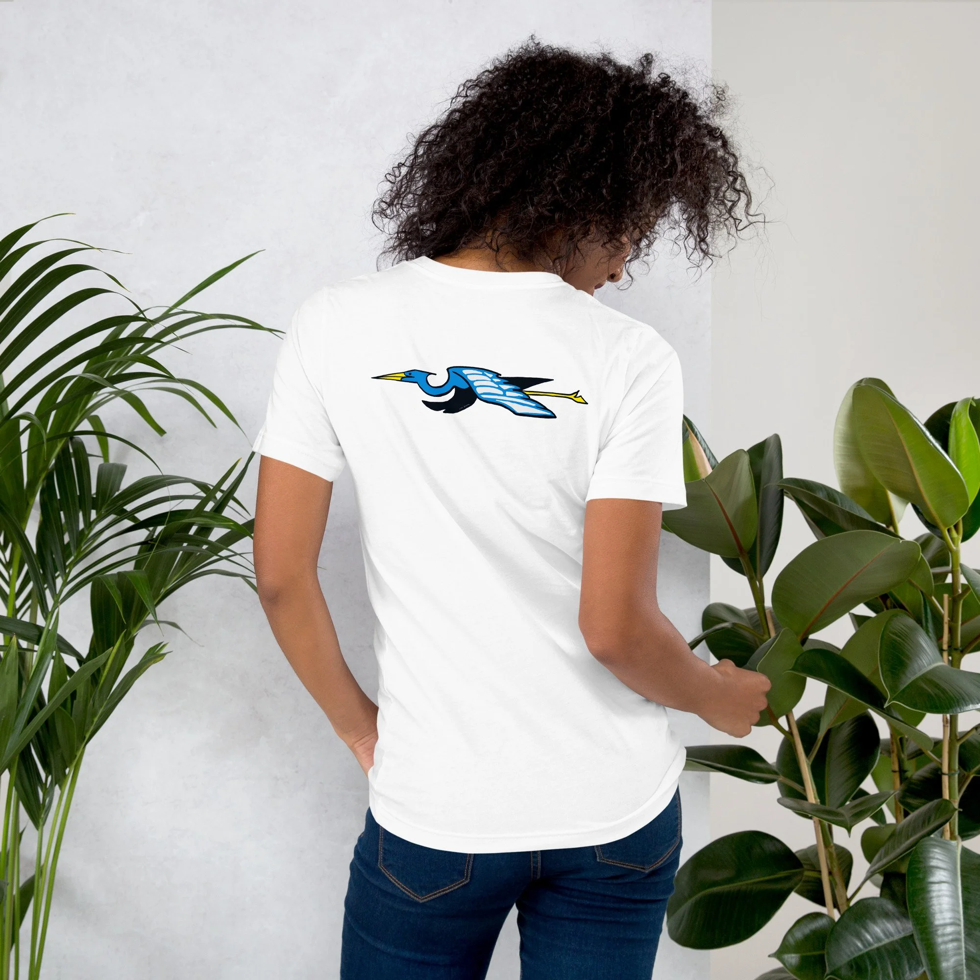 Collin Cessna Port Covington Baltimore Peninsula Great Blue Heron T Shirt Artwork Maryland MD Artist