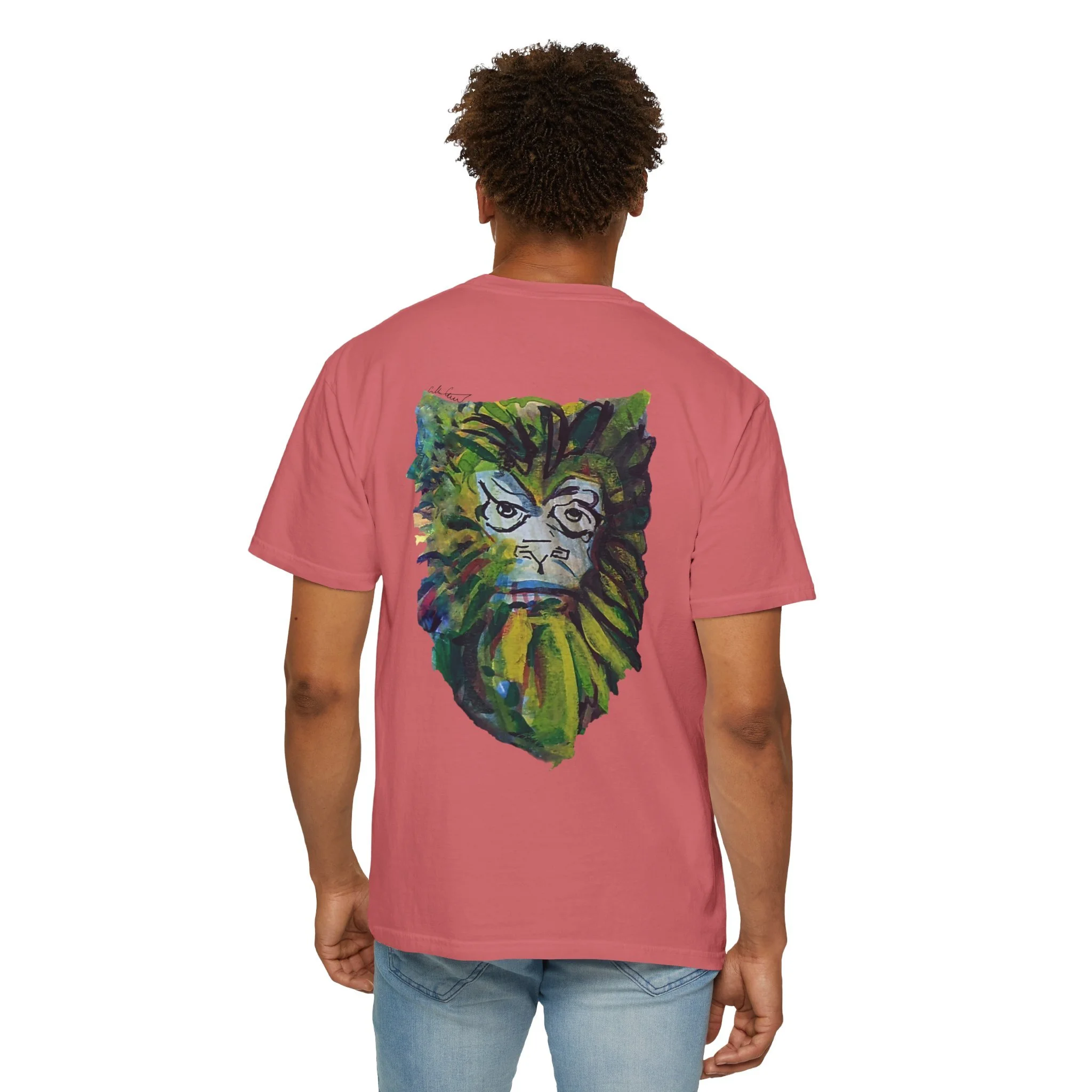 Gorilla sketch psychedelic drawing mushrooms acid collin cessna t shirt art artwork monkey primate