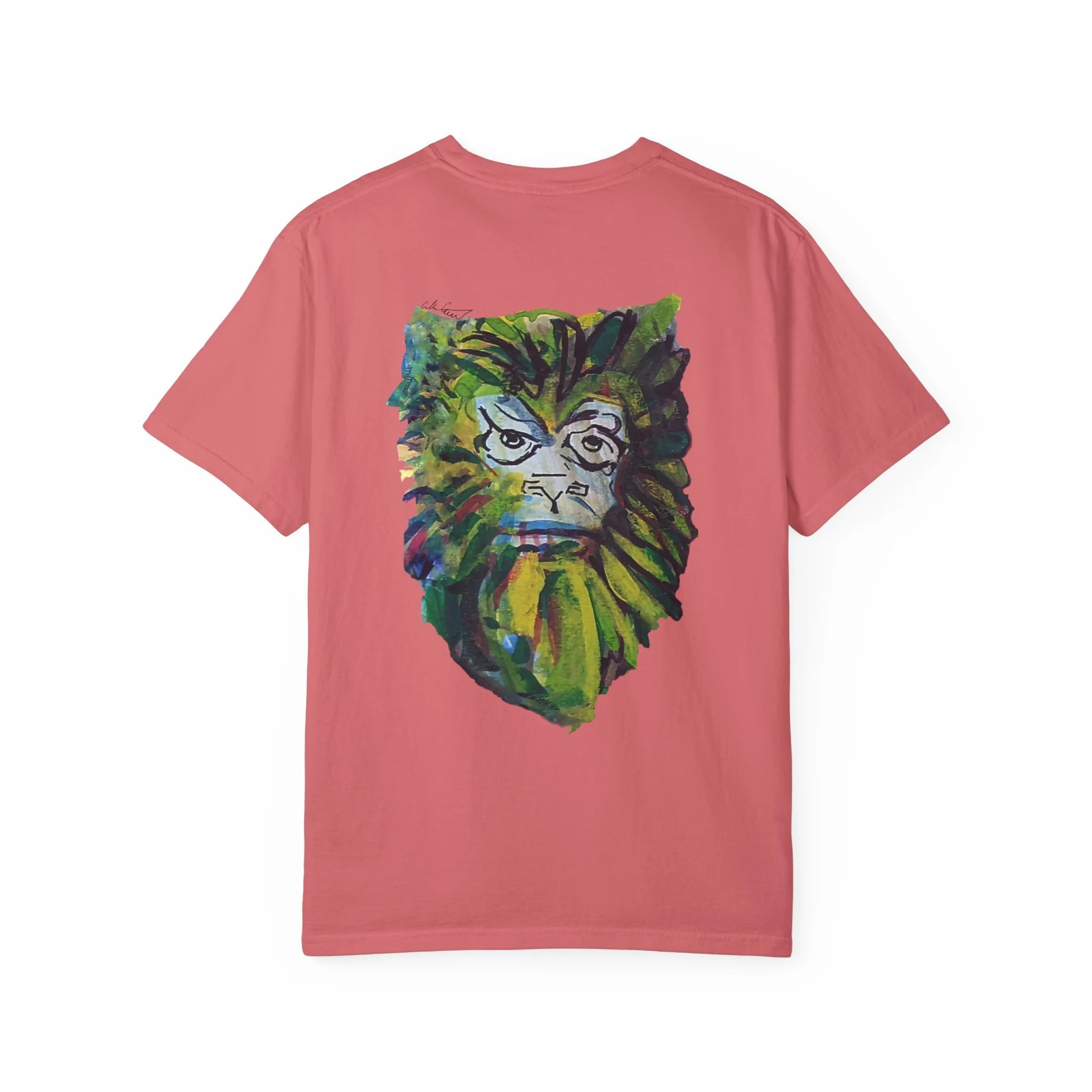 Gorilla sketch psychedelic drawing mushrooms acid collin cessna t shirt art artwork monkey primate