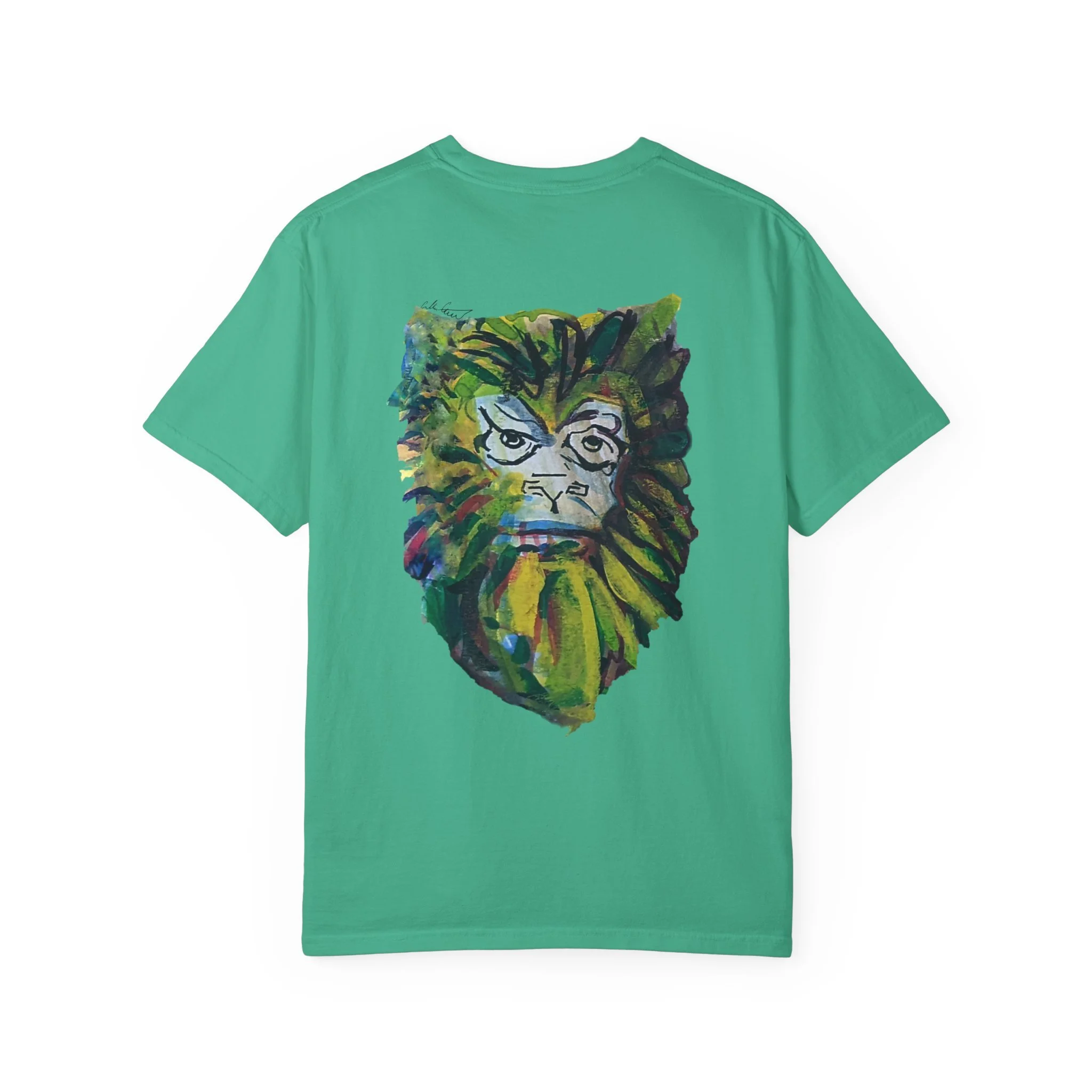 Gorilla sketch psychedelic drawing mushrooms acid collin cessna t shirt art artwork monkey primate