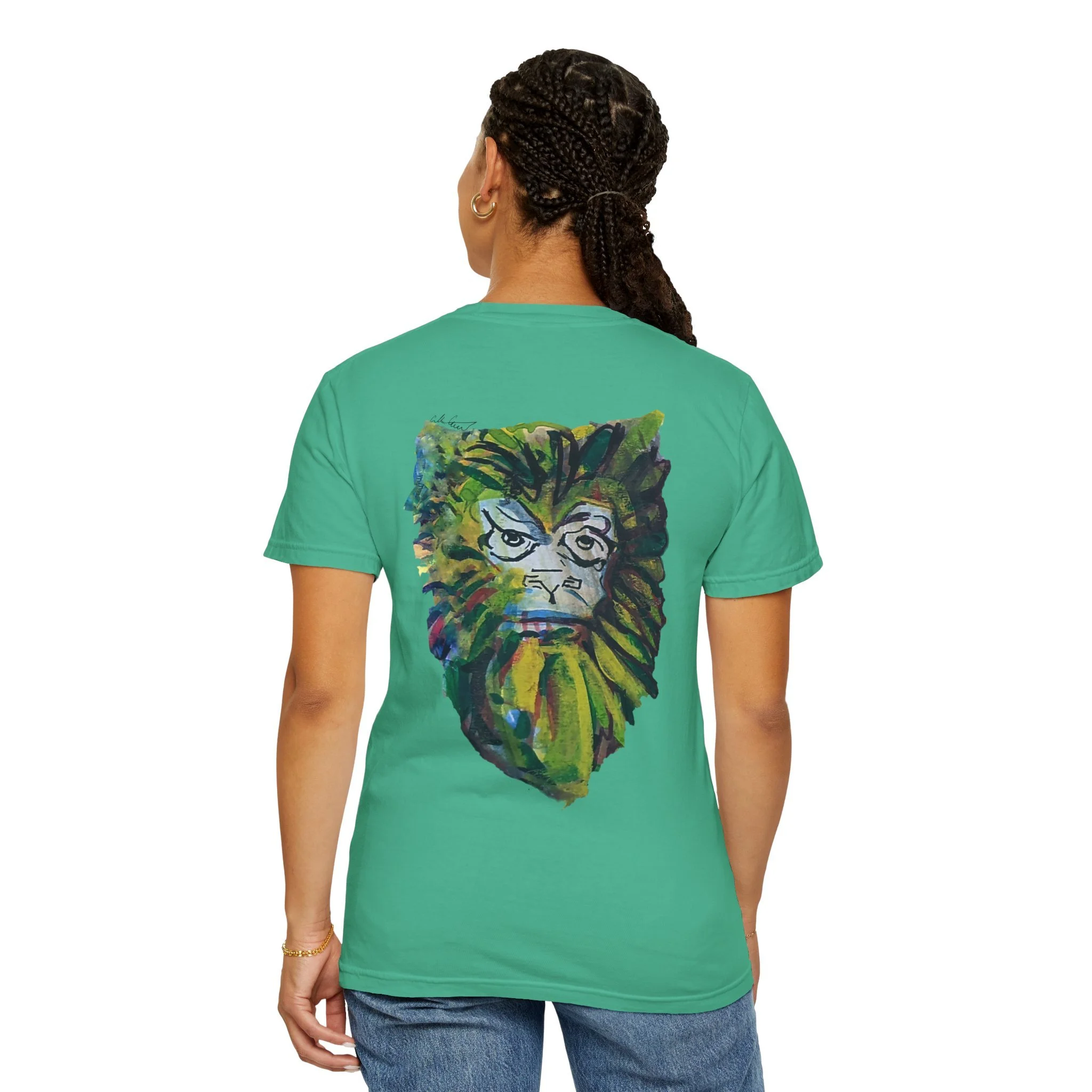 Gorilla sketch psychedelic drawing mushrooms acid collin cessna t shirt art artwork monkey primate