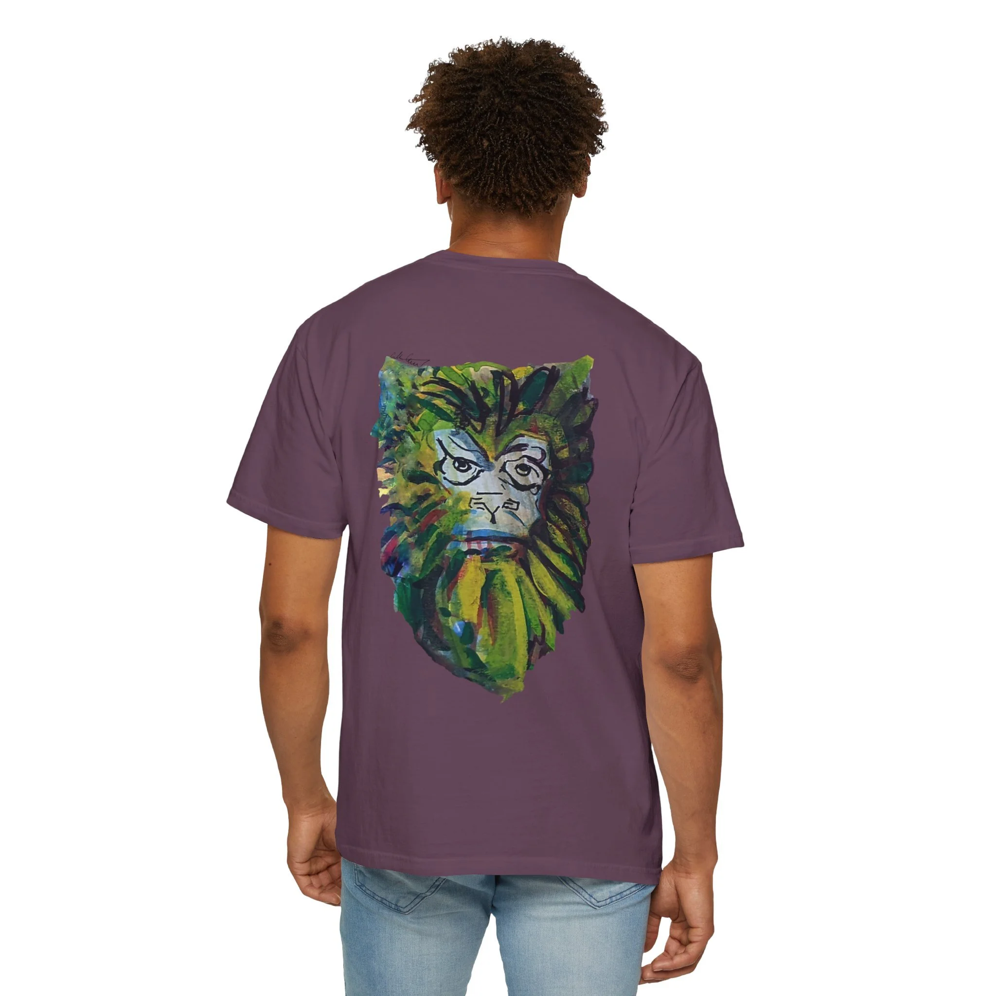 Gorilla sketch psychedelic drawing mushrooms acid collin cessna t shirt art artwork monkey primate