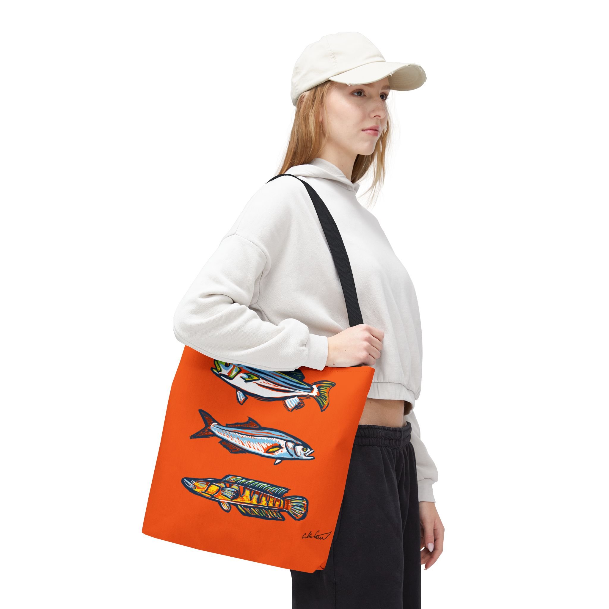 non-ai baltimore harbor maryland fish gallery orange bright bag