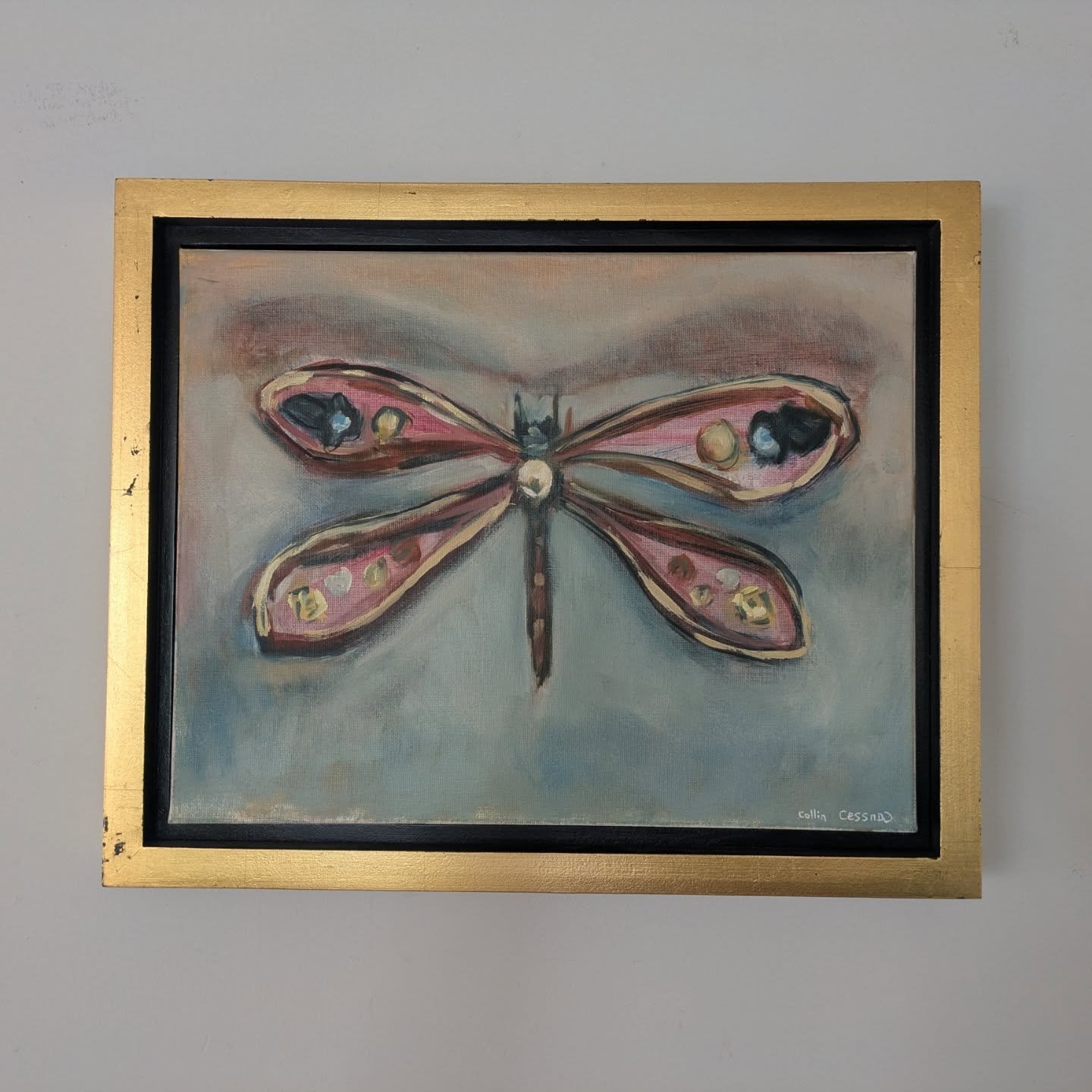 All new framed oil paintings :) Shout-out to @wilde4art for the beautiful frames! I'm talking butterflies, I'm talking flowers, I'm talking boats!