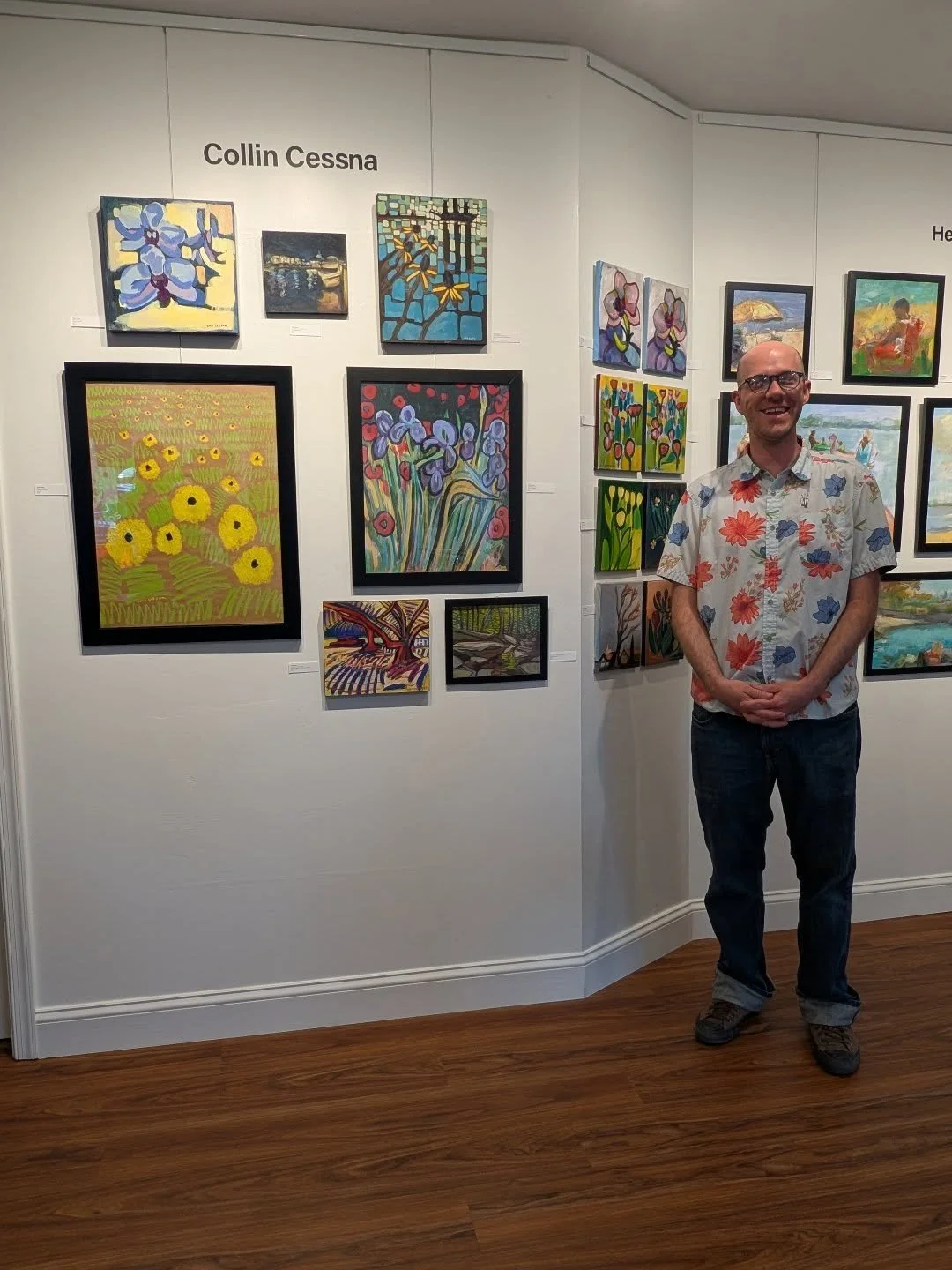 Thank you to the wonderful team @9s_studios for putting this exhibition together! The show is now open and I hope you get the chance to see it. Also featured is the fantastic work by @blackwell_heather and @bettypaints 
Let me know your favorite pain