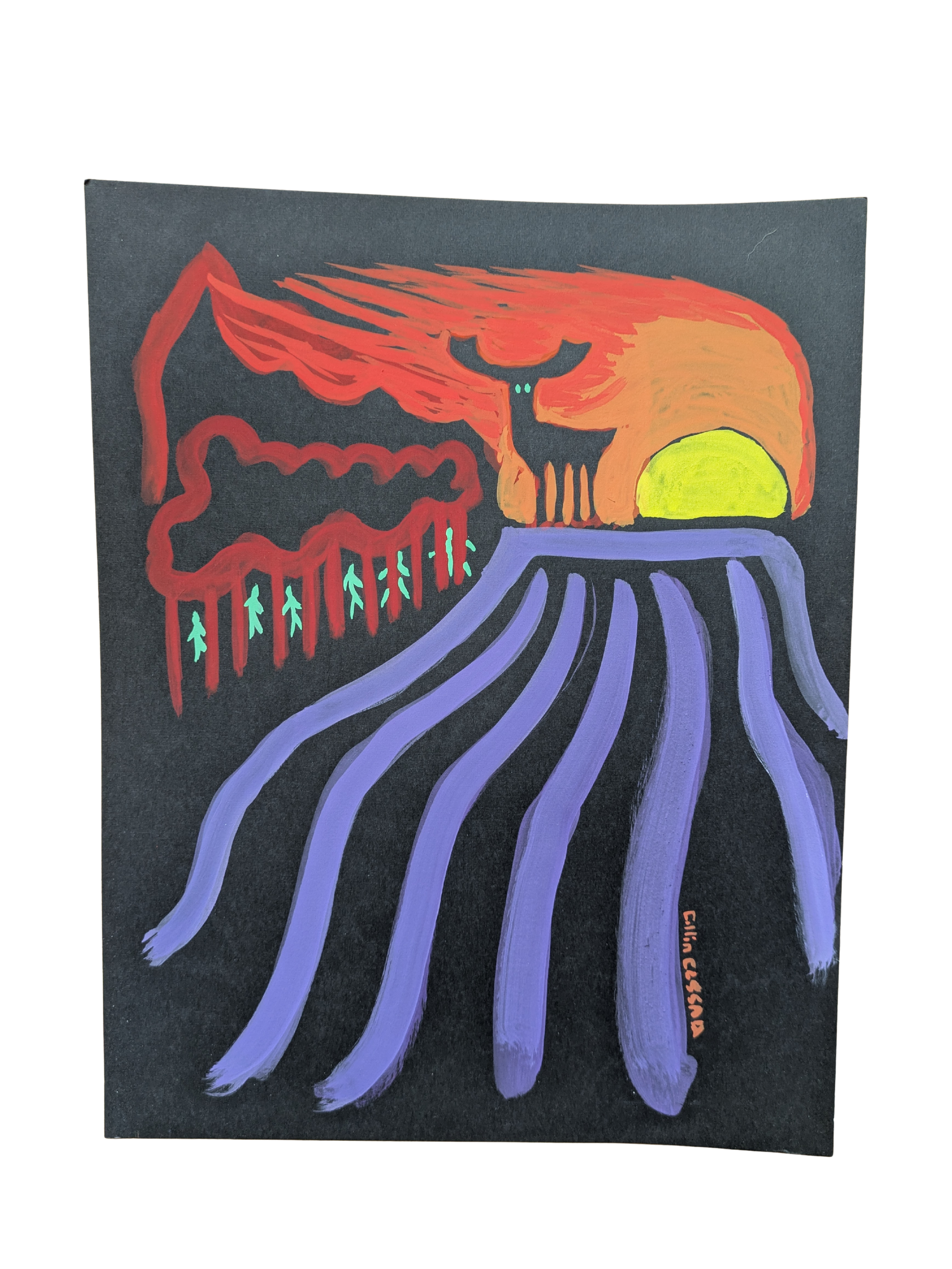 Original artwork by Baltimore artist for sale by Collin Cessna featuring non ai artwork hand made