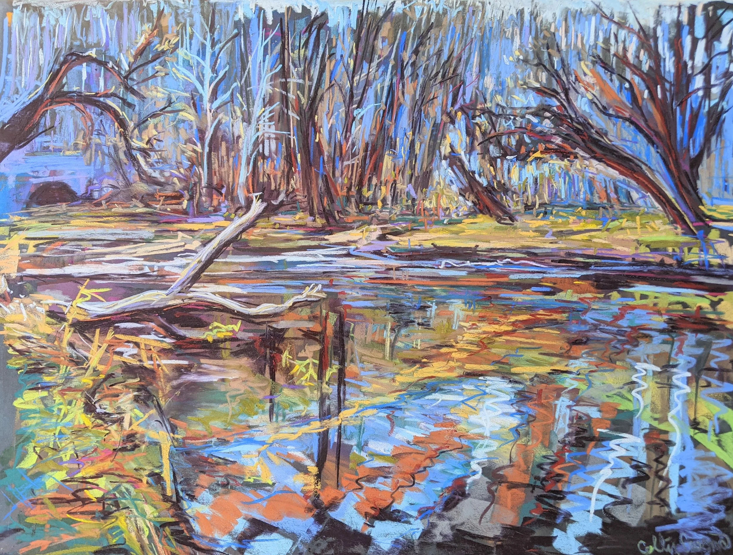 Gunpowder Falls Surviving Painting from the gallery fire