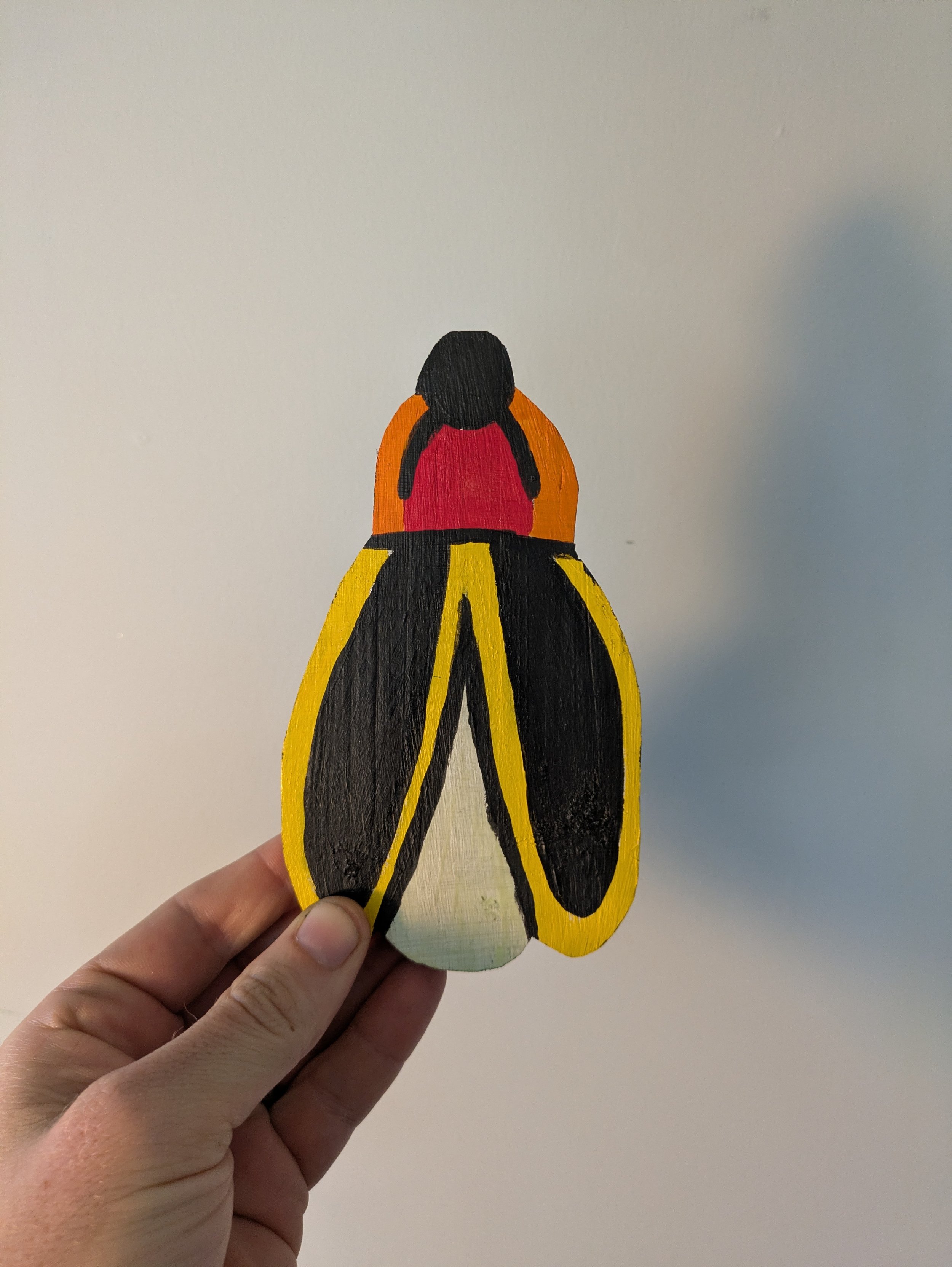 3.5" x 6" Original - 'Firefly'