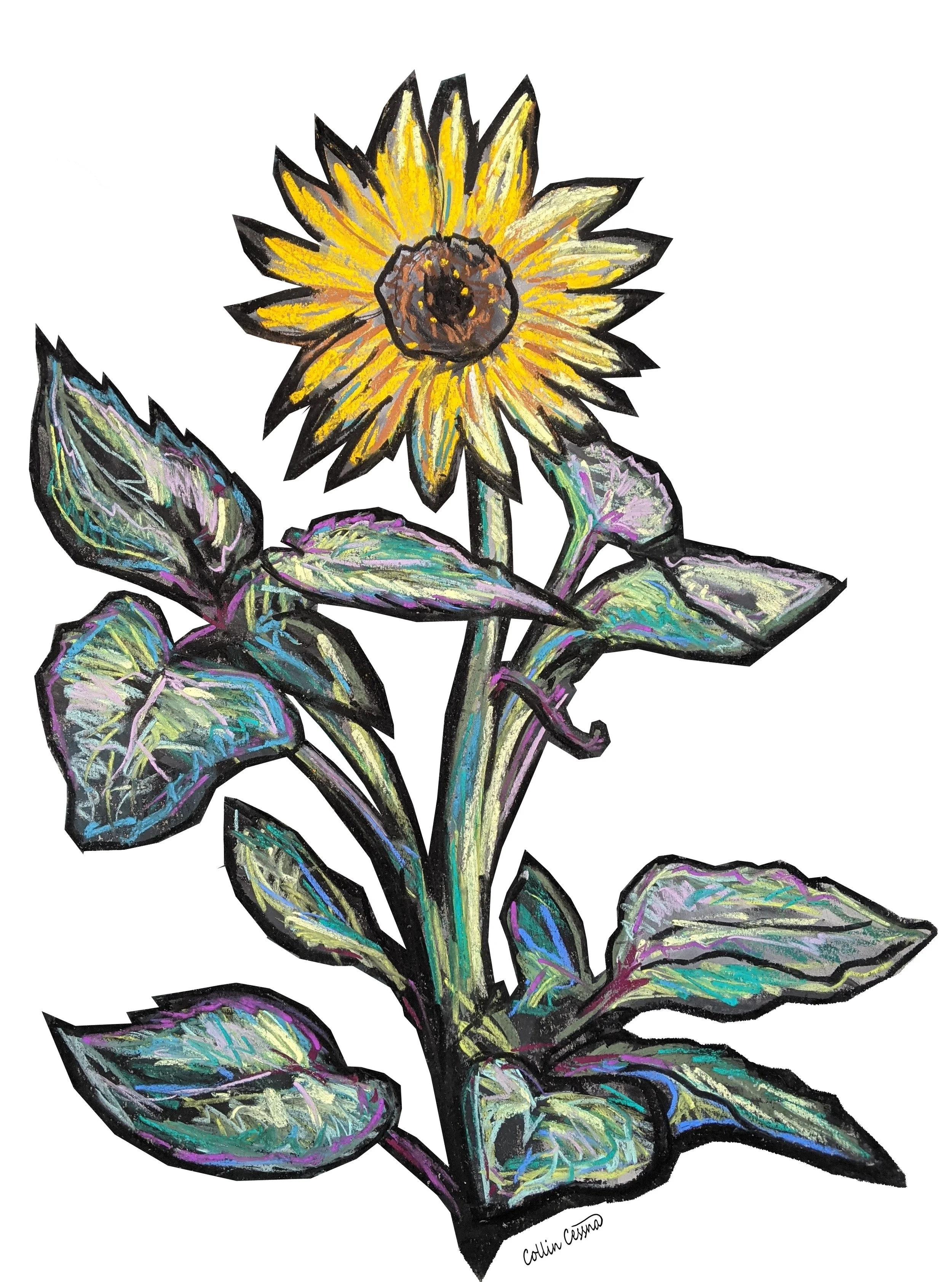 Sunflower Sticker.jpeg