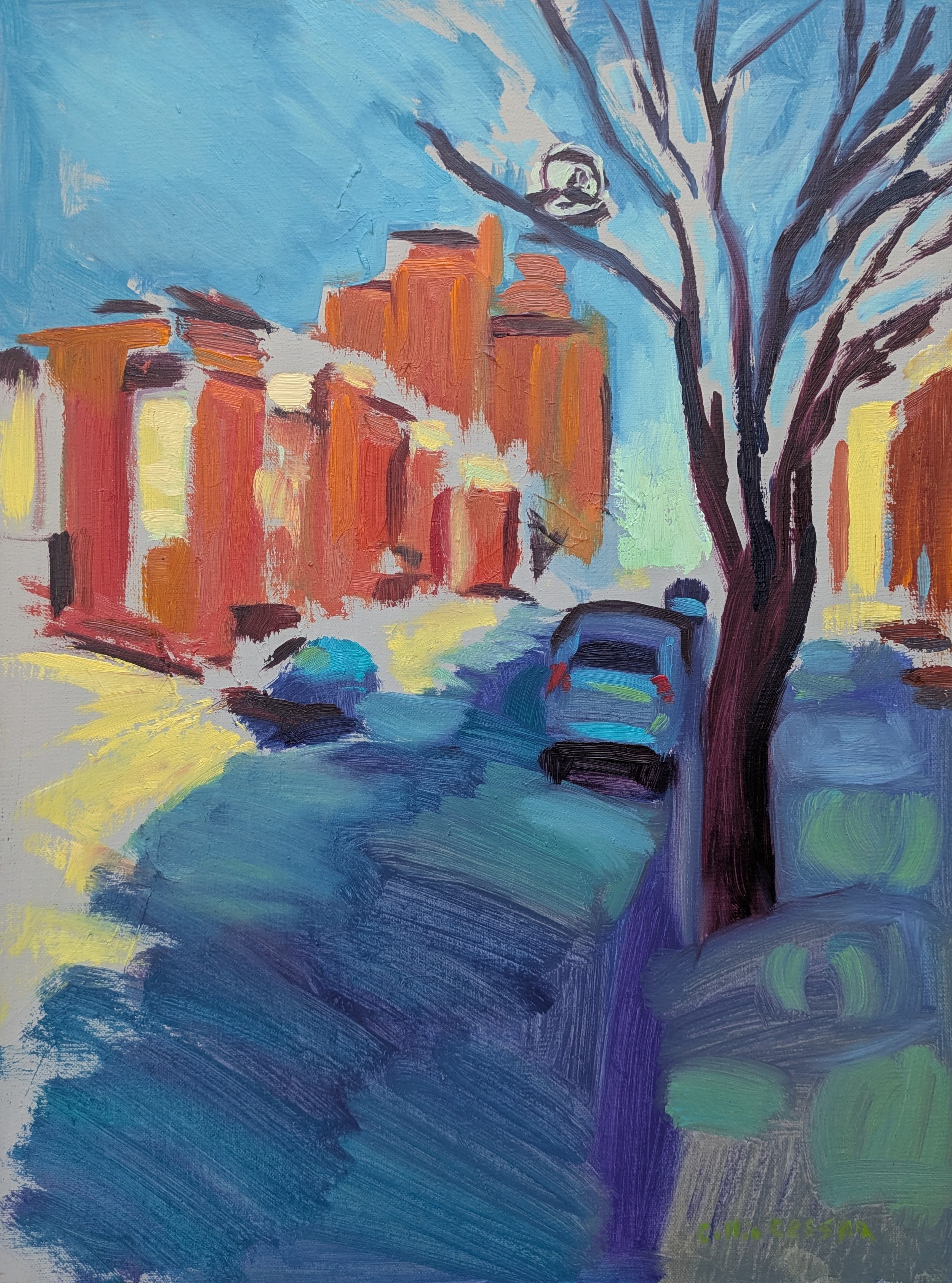 Baltimore artist selling original artwork Collin Cessna Natty Boh Tower