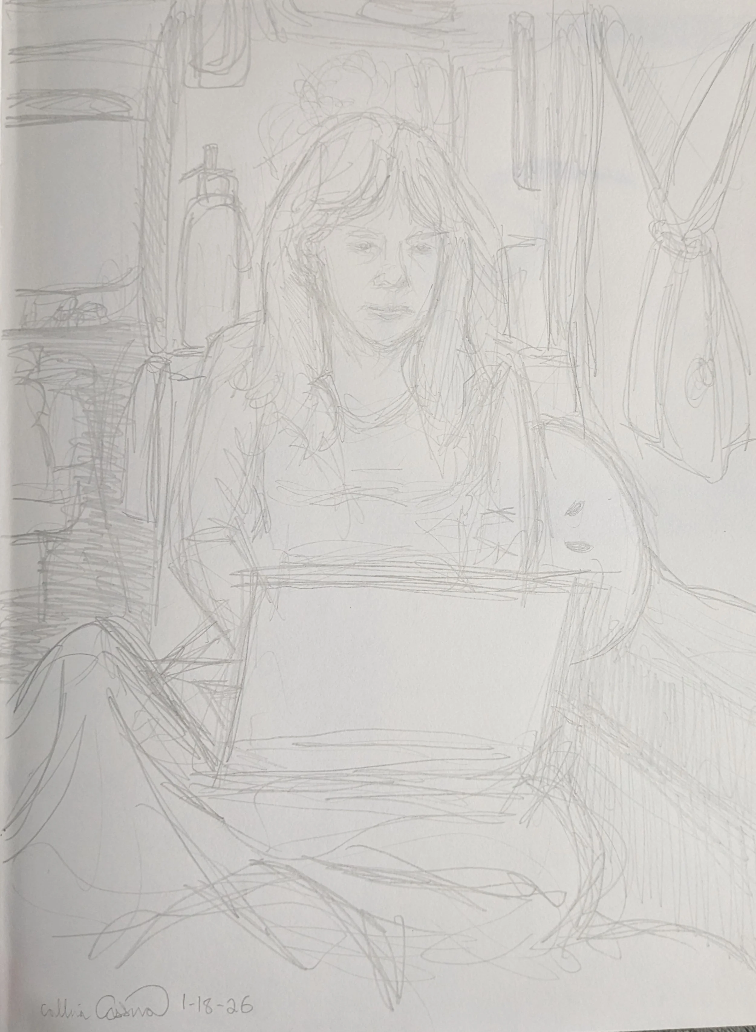 RV drawing Collin Cessna Toyota Sunrader artwork