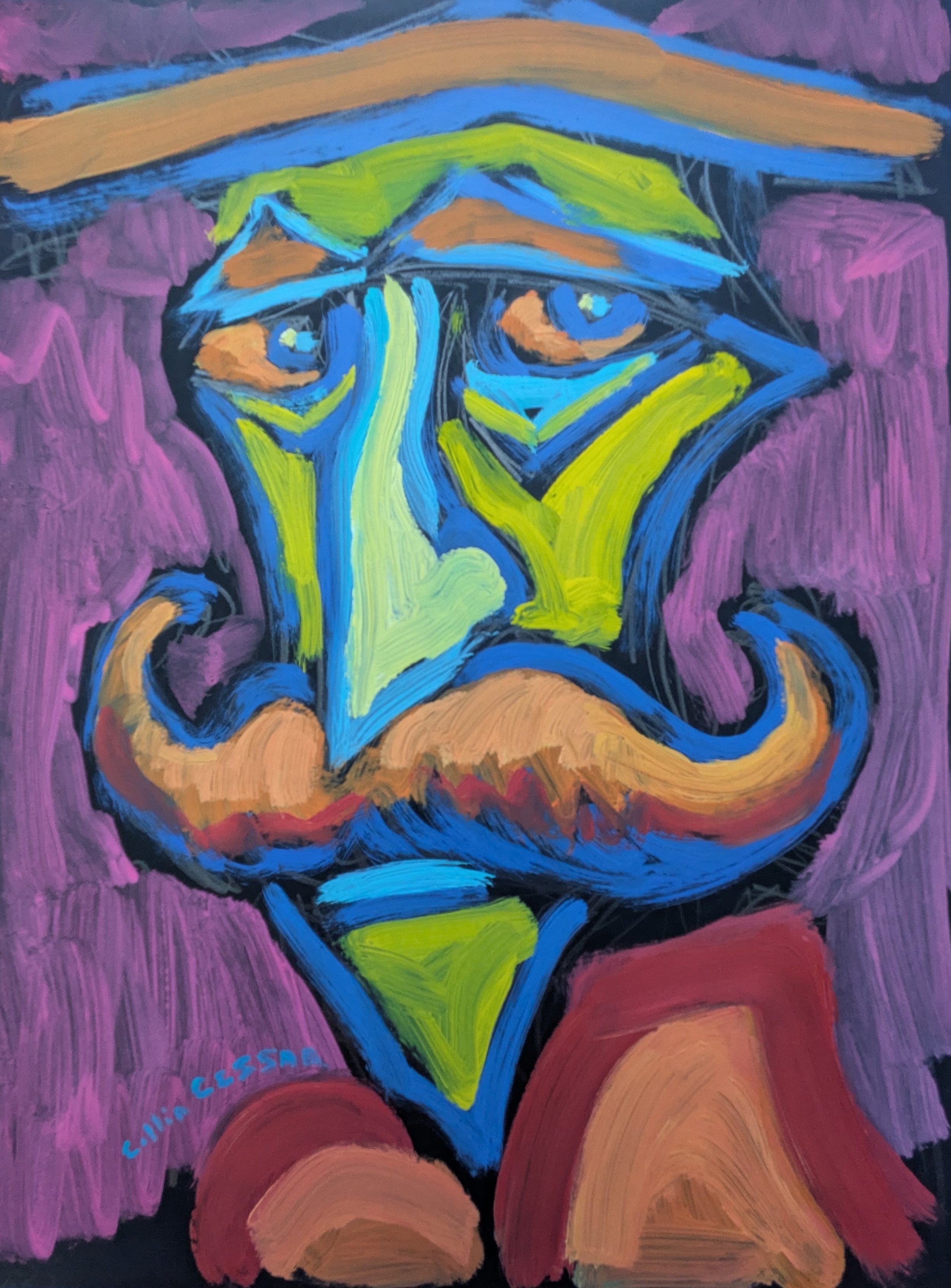 Original artwork by Baltimore artist for sale by Collin Cessna featuring non ai artwork hand made