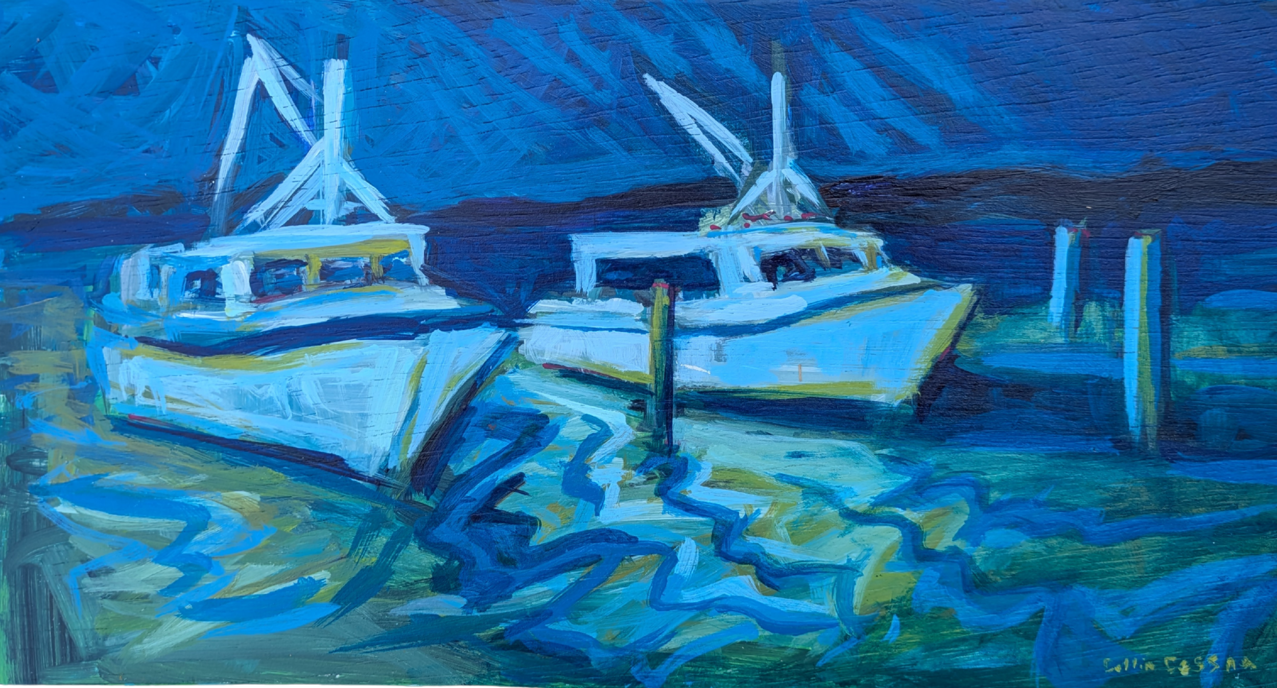 hoopers island art show collin parkville painter baltimore painter art fleet week baltimore sail 250