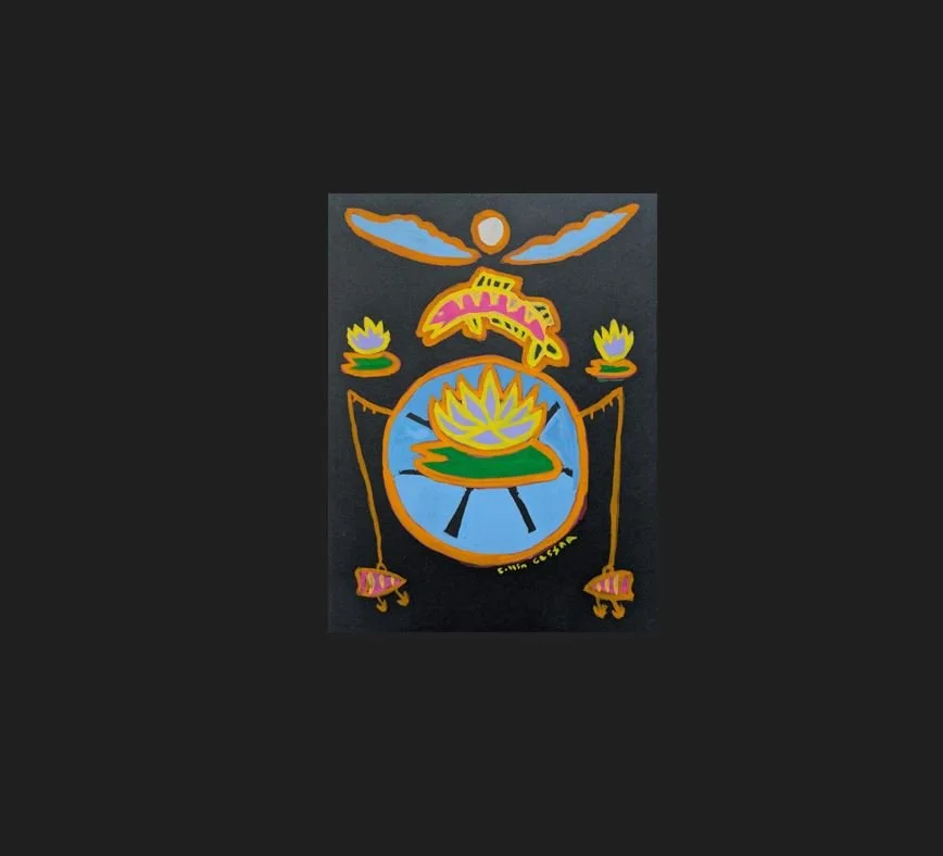 6" x 8" - Original - 'Snakehead and the Magical Lures'