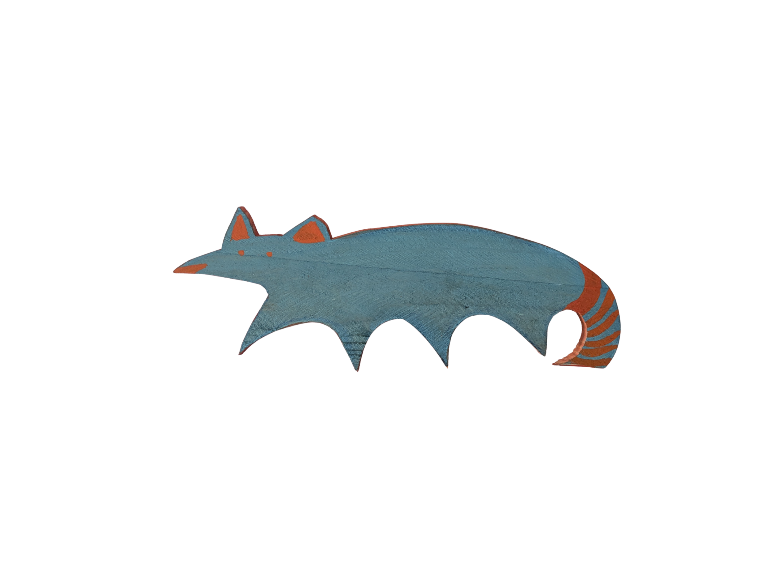 Wooden Baltimore Rat Painting by Collin Cessna creatures mouse hand made diy eco friendly upcycled