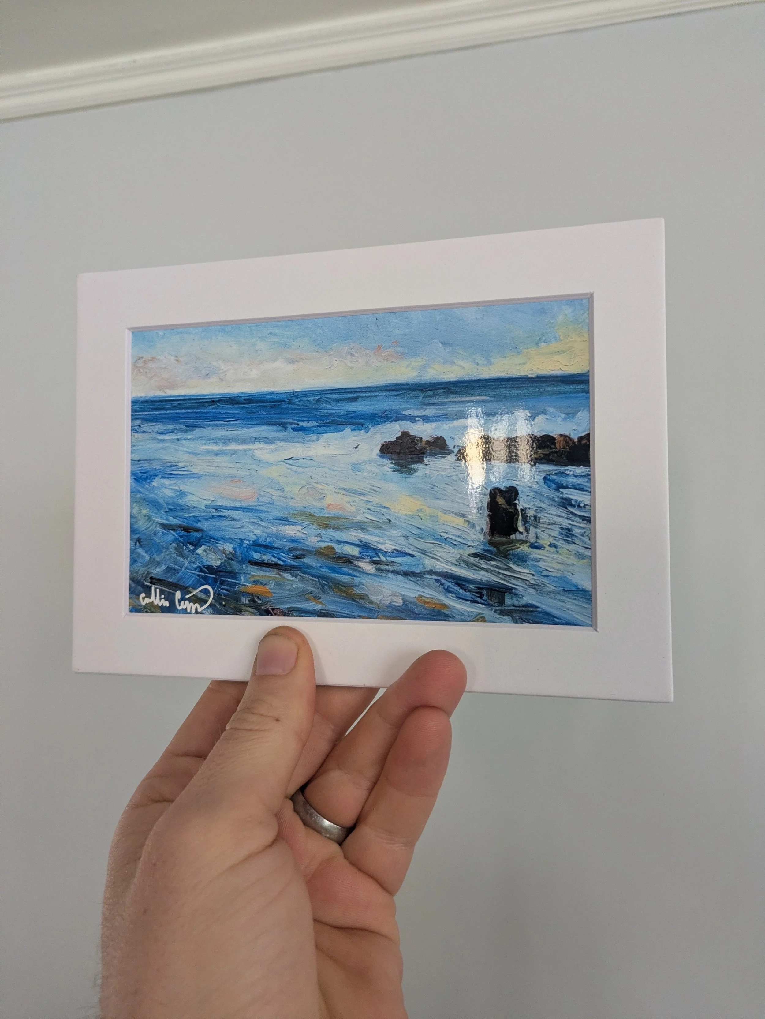 Matted print 5 x 7 inch North Point State Park by Collin Cessna