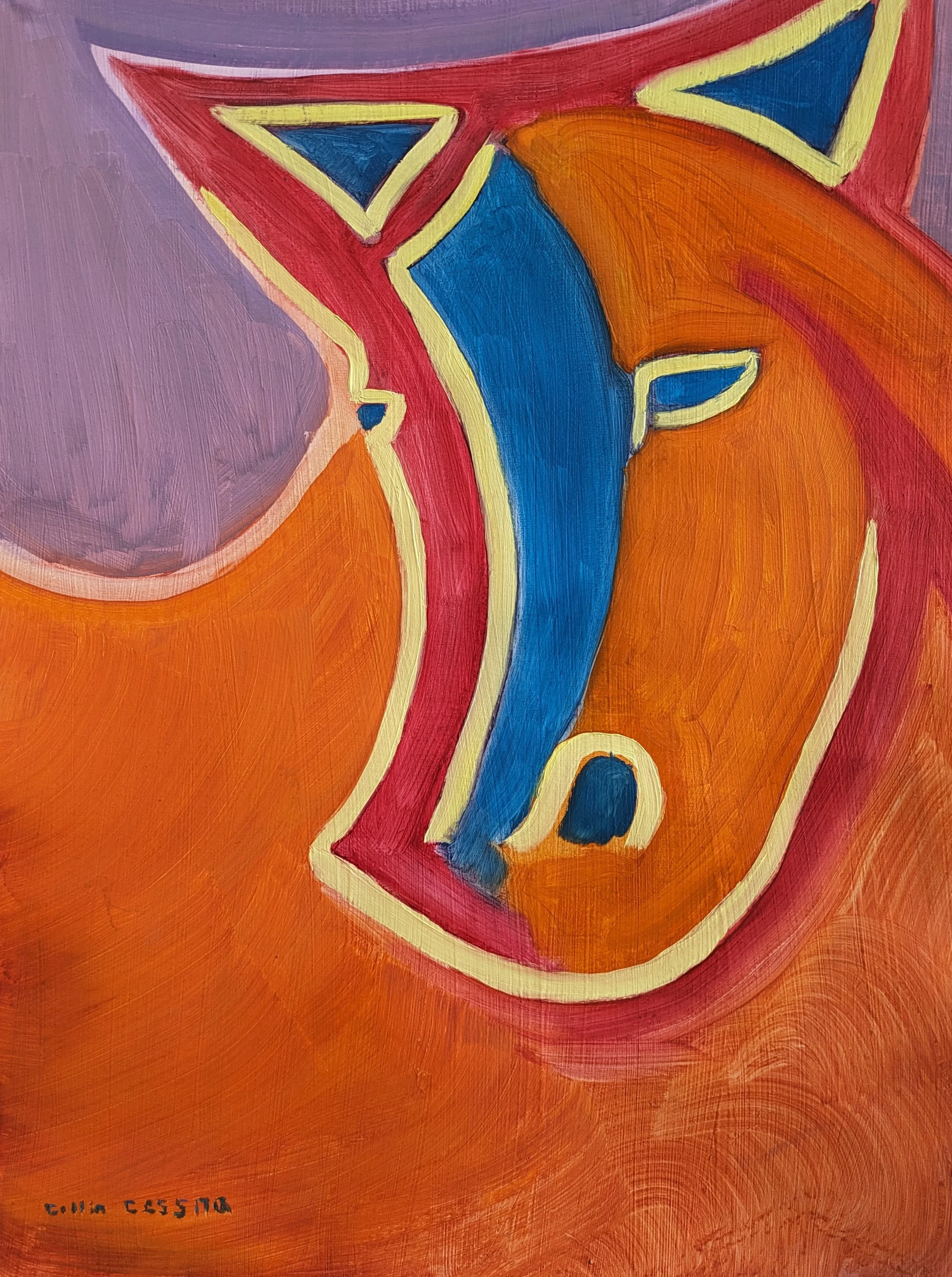 18" x 24" - Original - 'Equine Therapy'