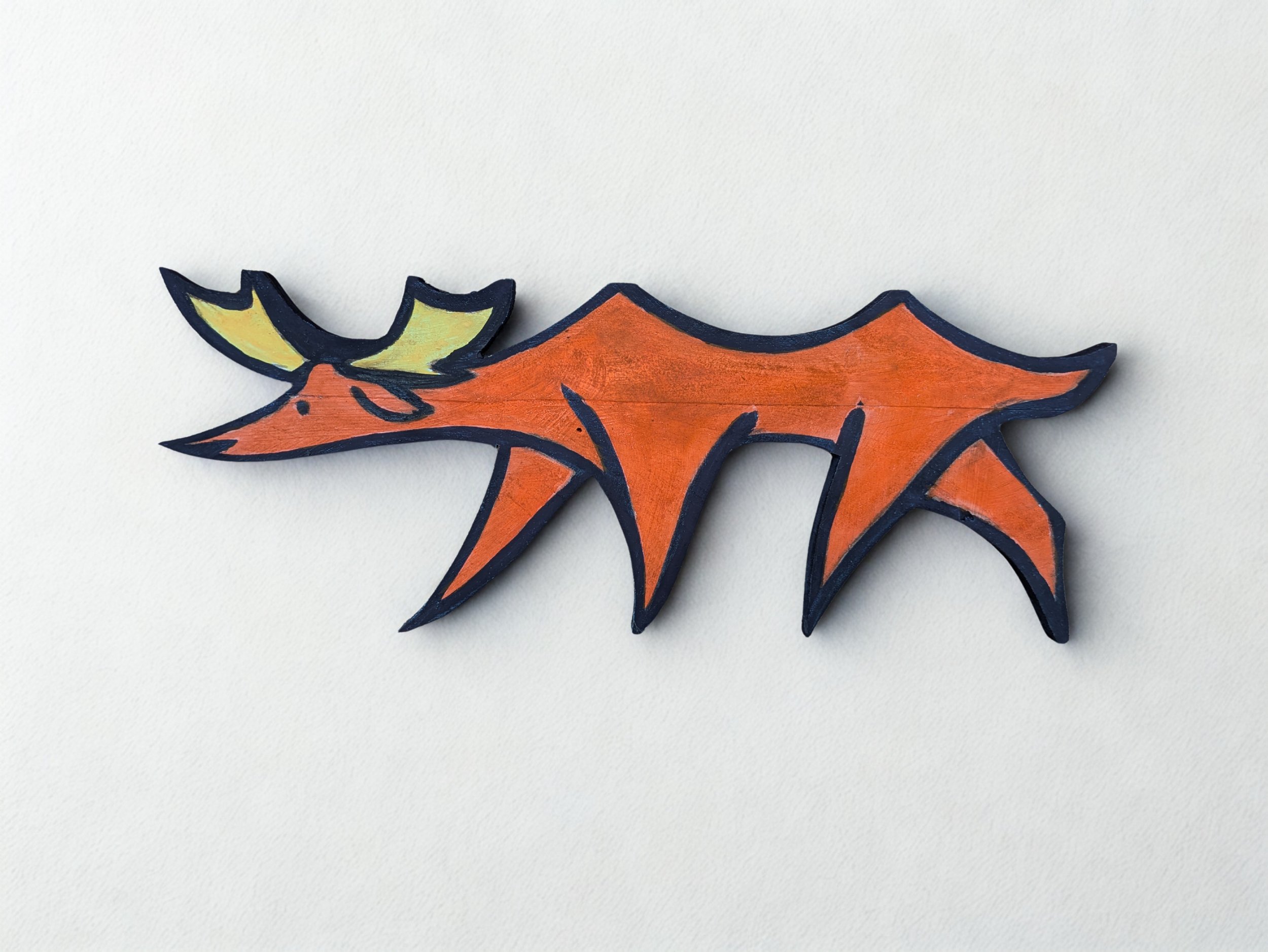 Buck Deer White Tailed Animal art artwork collin cessna original painting mammal woodland maryland