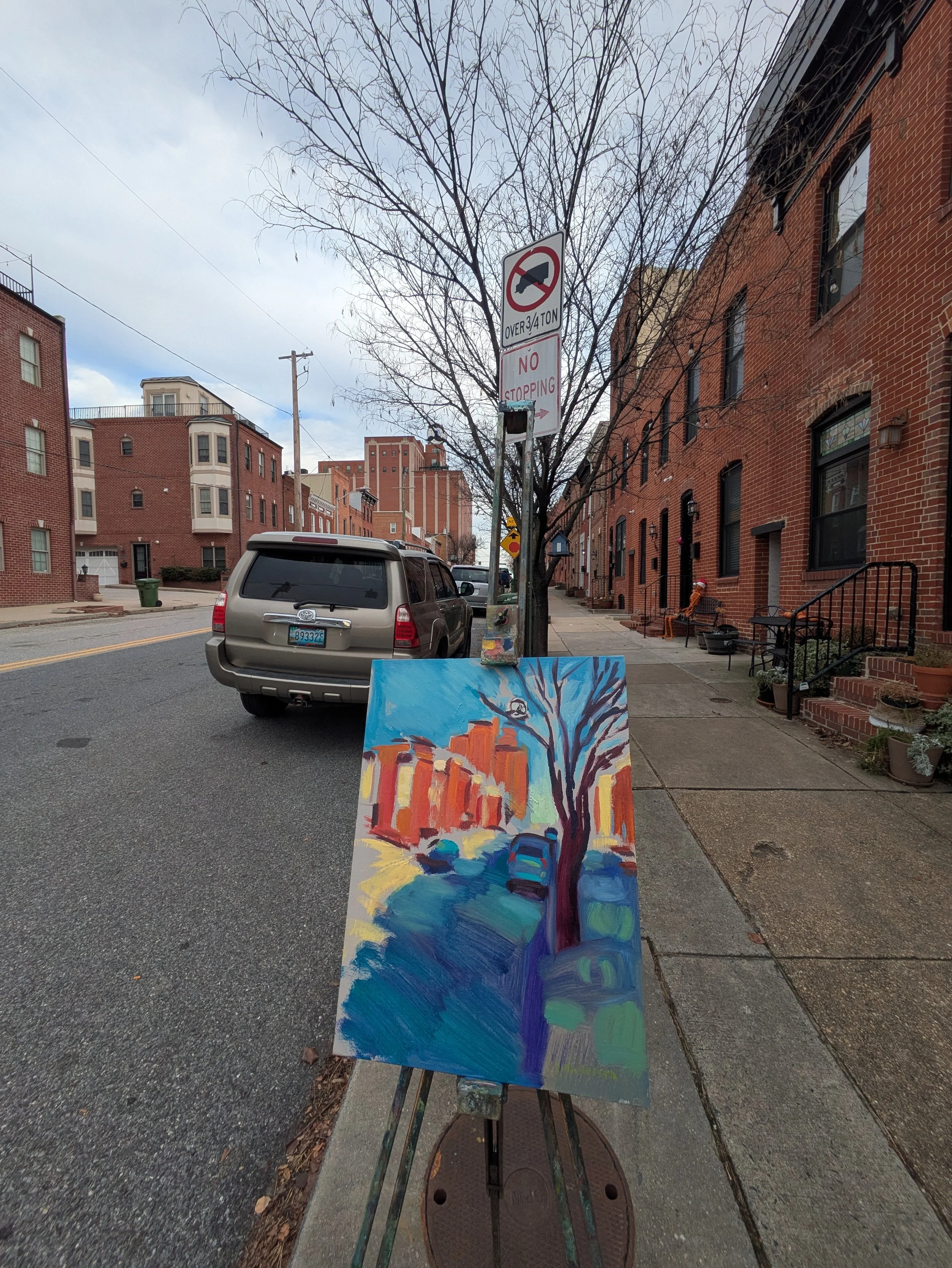 Baltimore artist selling original artwork Collin Cessna Natty Boh Tower