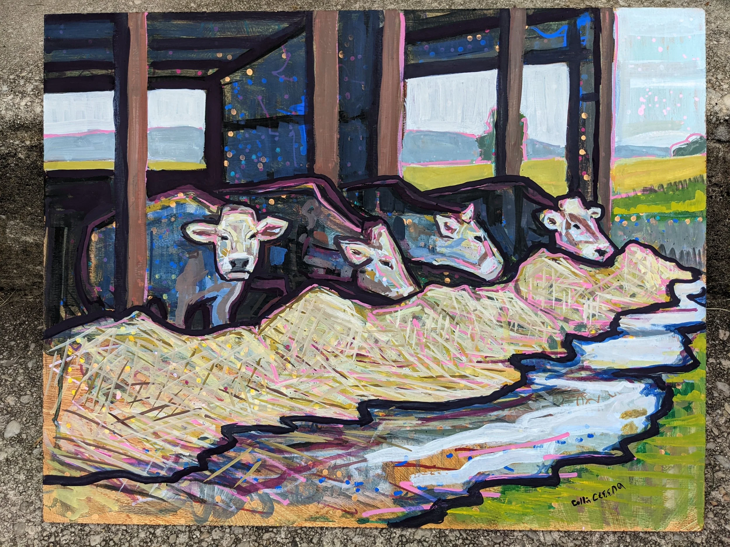 Rainsburg Cows fine art print by Collin Cessna Bedford PA Pennsylvania County