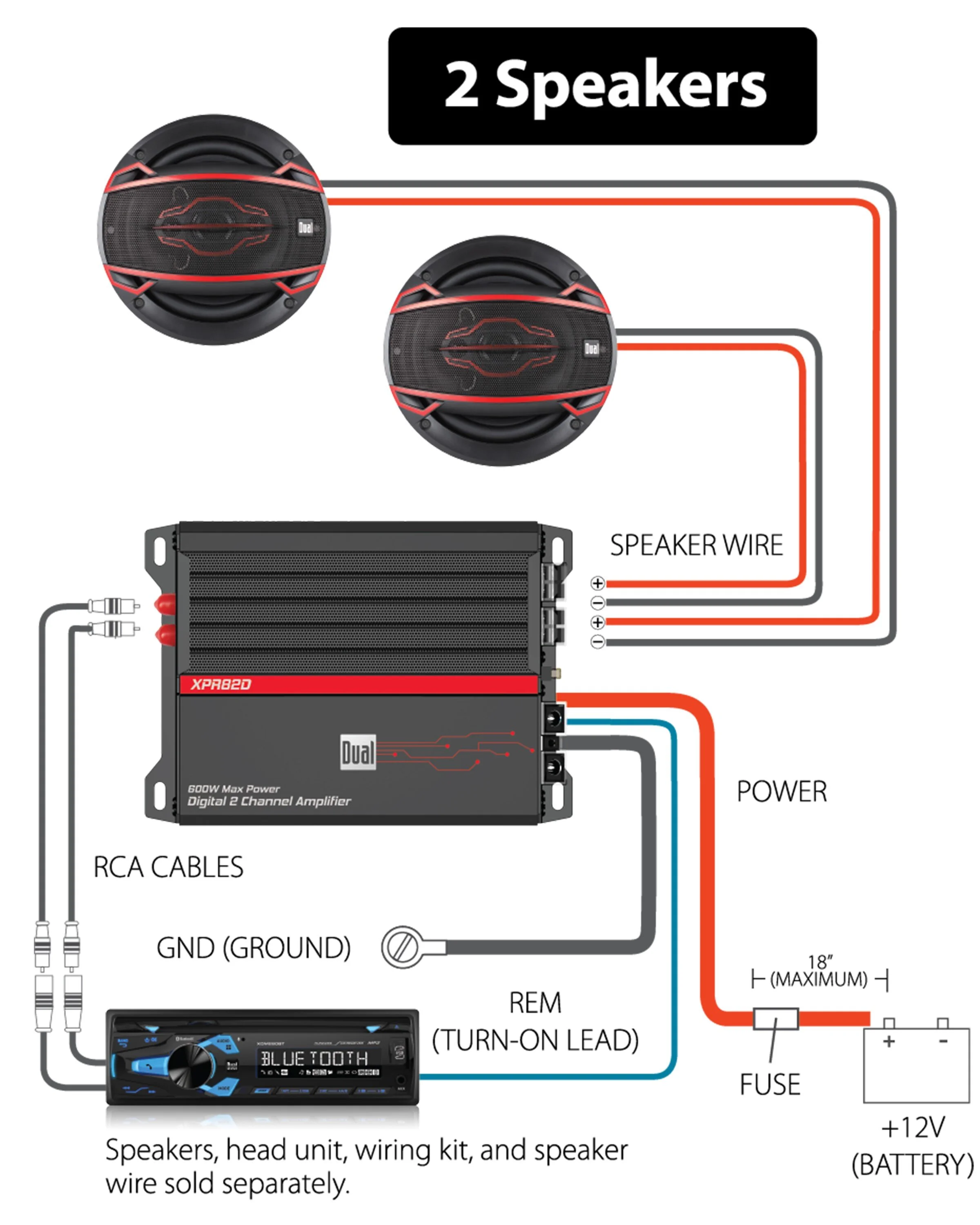 Two Amplifier Wiring Diagram Wiring Diagram