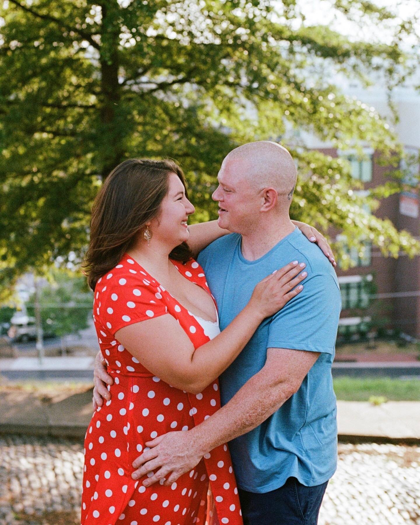 Allison and Jordan on film and digital at Libby Hill a couple weeks ago 😍 so excited about getting this film back and having the chance to photograph these two.