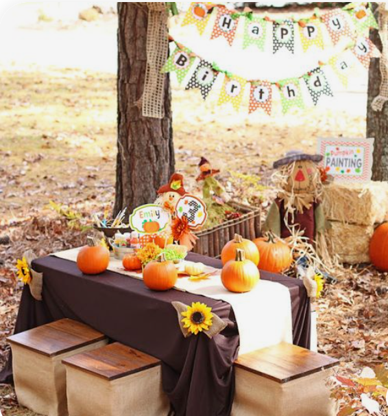 fall birthdays are the best (children's book concept)