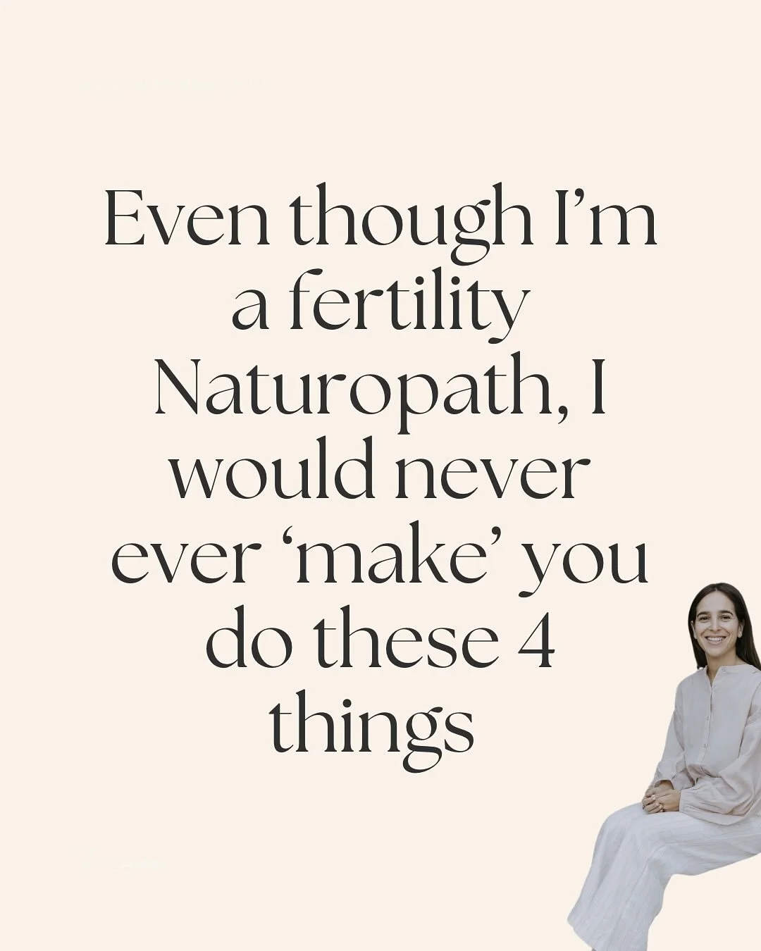 Things I will never &lsquo;make&rsquo; you do. Because&hellip; 

I&rsquo;m on your team. I want you to succeed. I don&rsquo;t want to put too much pressure on your in a time that may already be challenging.

So I&rsquo;m here to support your decision