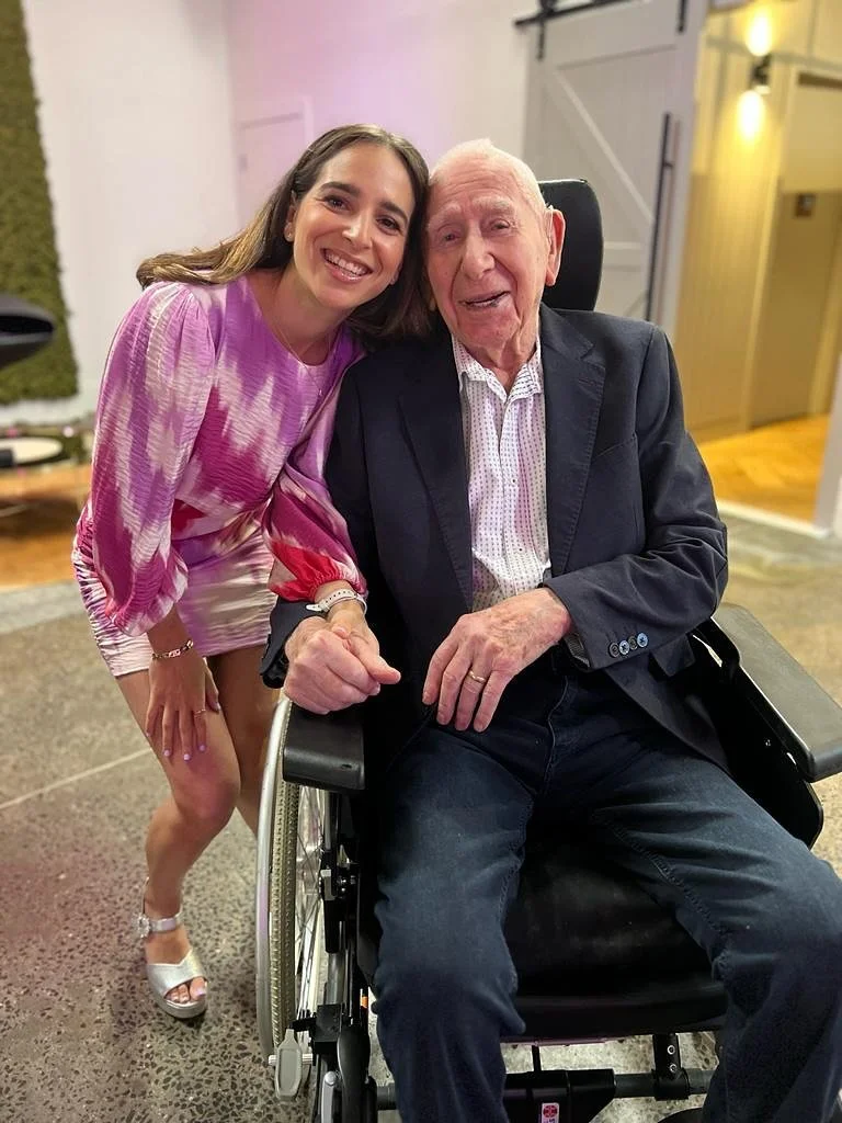 Hello, I’ve been a little quiet over here…
My beloved grandfather -my ‘Zaida Gunner’ - passed away over the weekend, at 104 years young 💔
And I just wanted to tell you a bit about him. Because he was such a legend.
He was