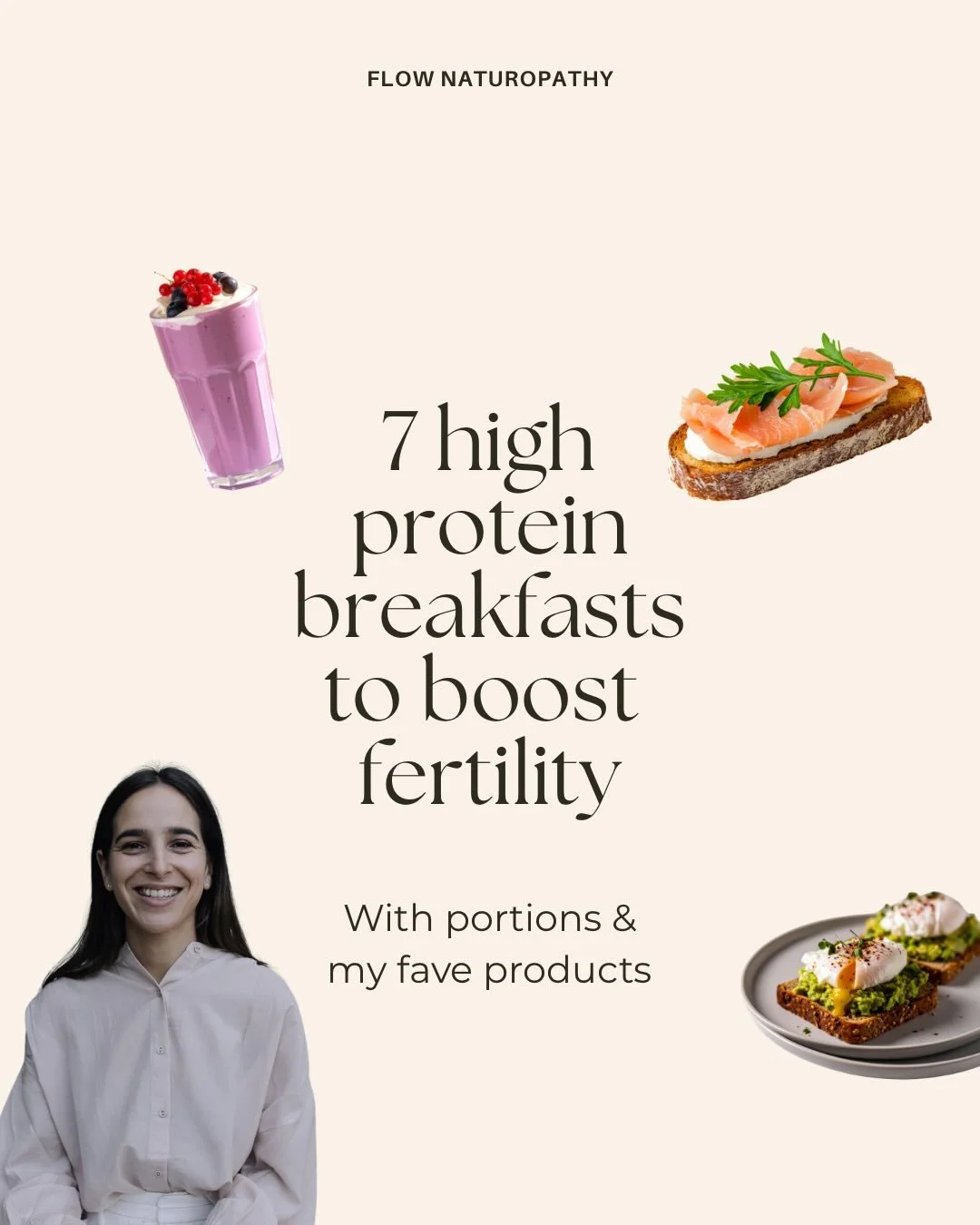Sharing this because not enough of my clients are eating a proper breakfast before they come to see me

And too many are skipping breakfast altogether (my biggest fertility no-no)

So here are some options for you.

Save them for inspo!

And if you d