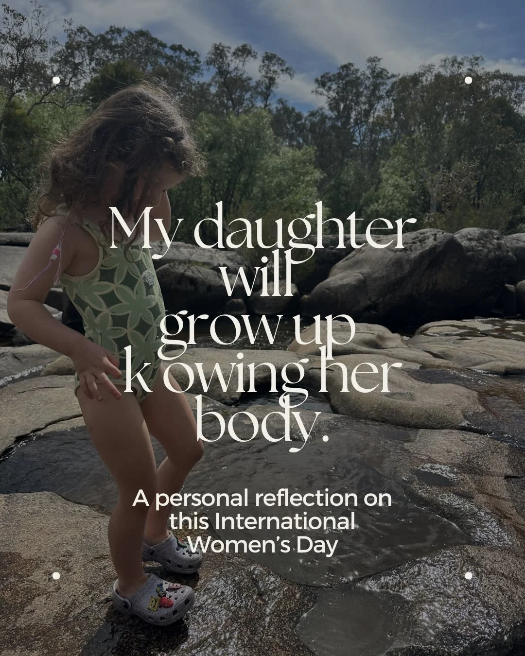 Thinking about my daughter and the next gen on this IWD.

What&rsquo;s something you wish you were taught about your body growing up?
 Let&rsquo;s give future menstruating people the education that most of us didn&rsquo;t have.

Sending love 

#inter