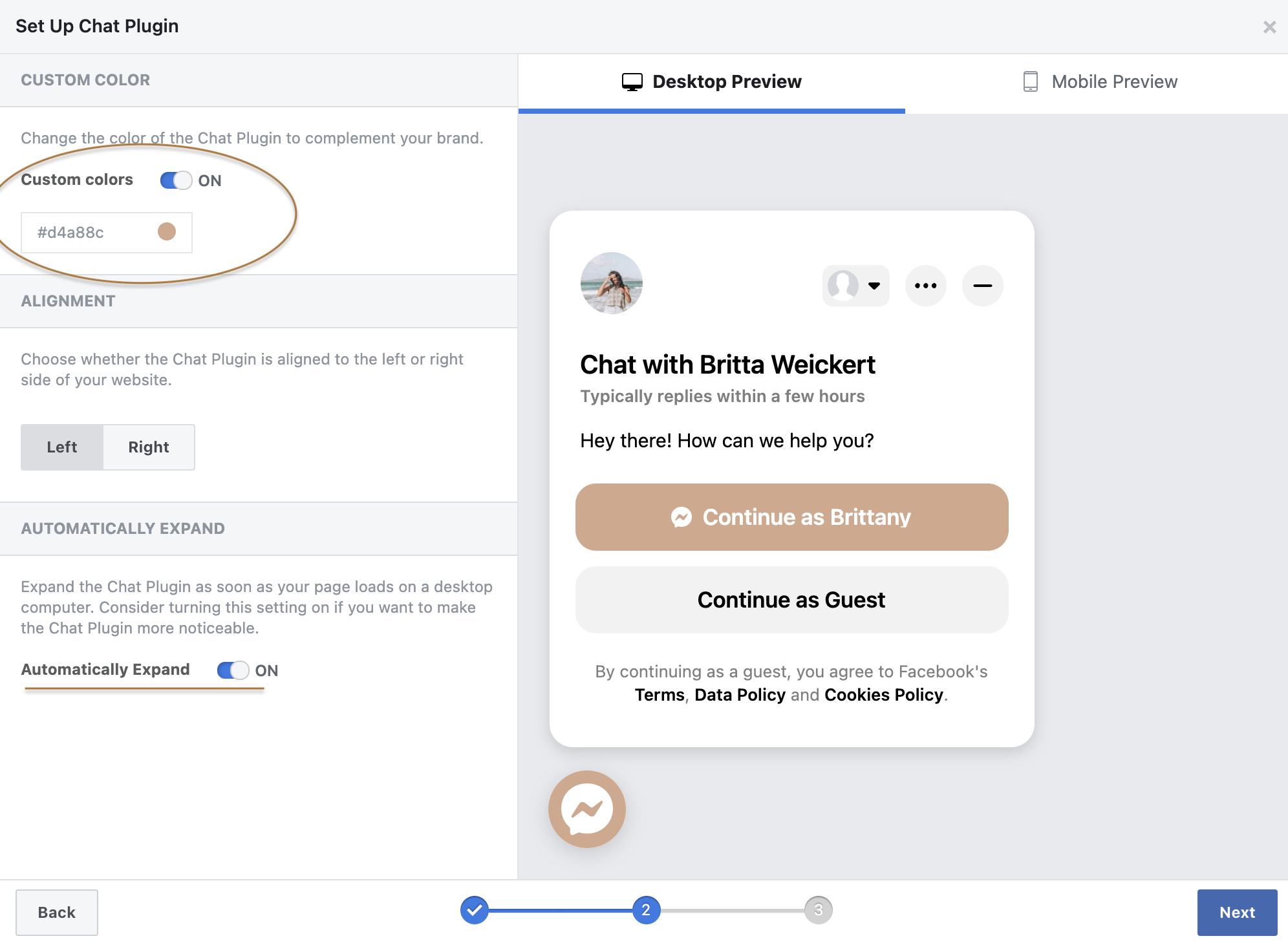 How To Add A Free Facebook Messenger To Your Squarespace 7 1 Site