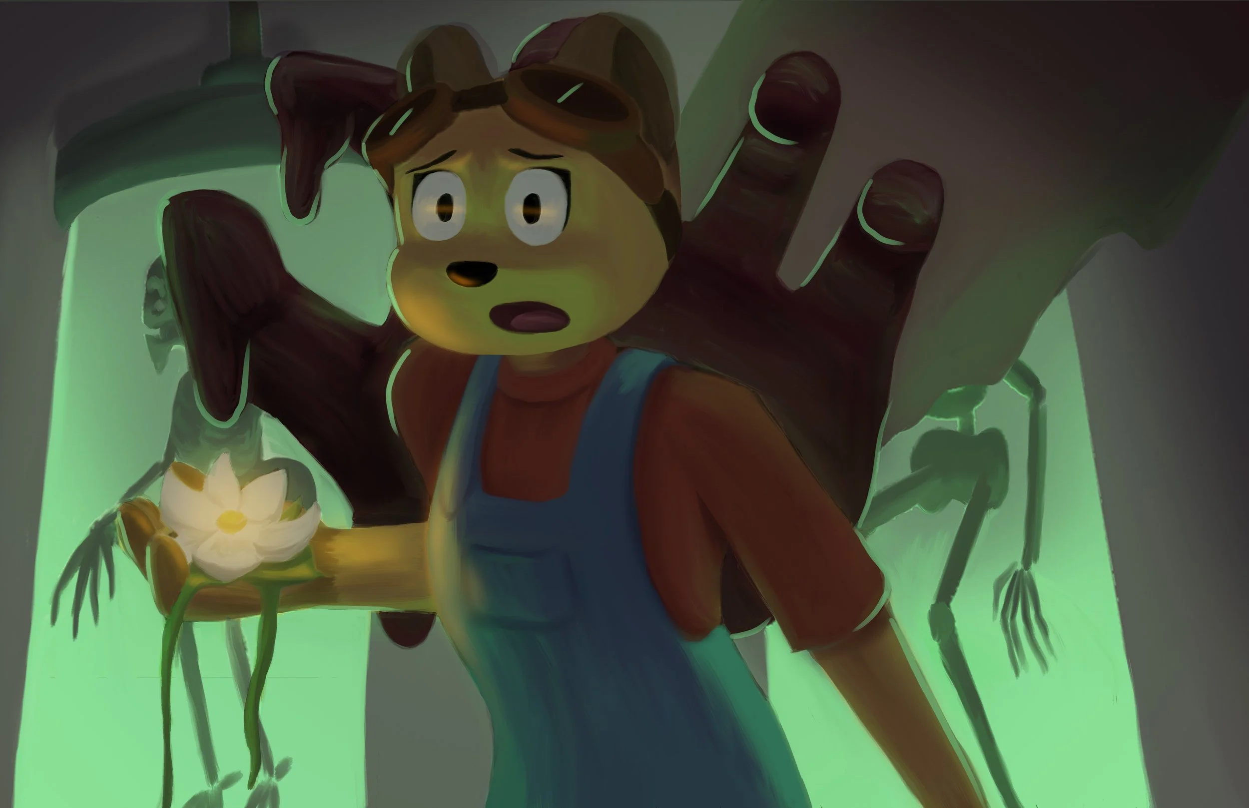 Giant Slime Hand Attack