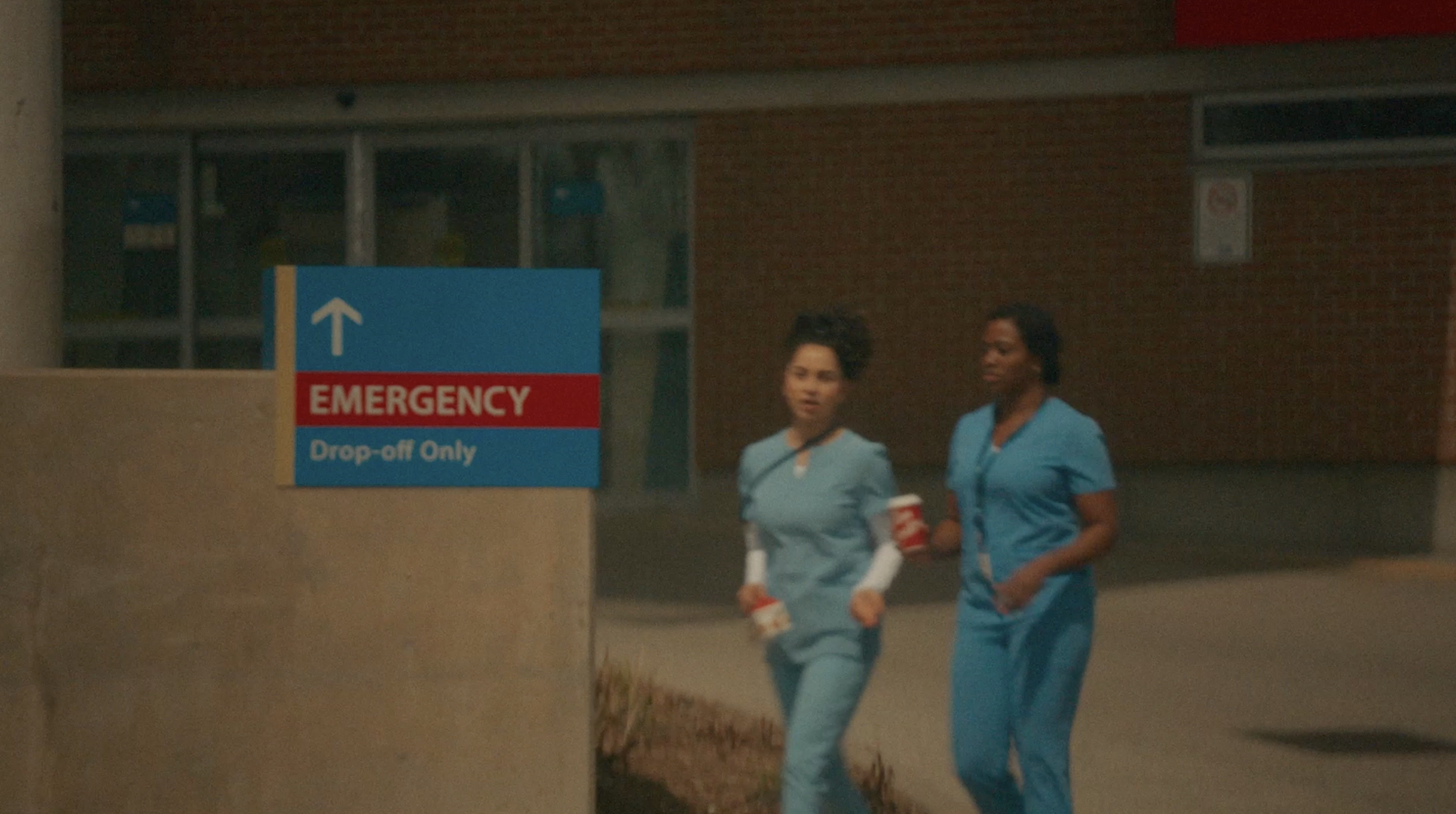 Nurses Walking Screen Shot from Tim Hortons Commercial.png