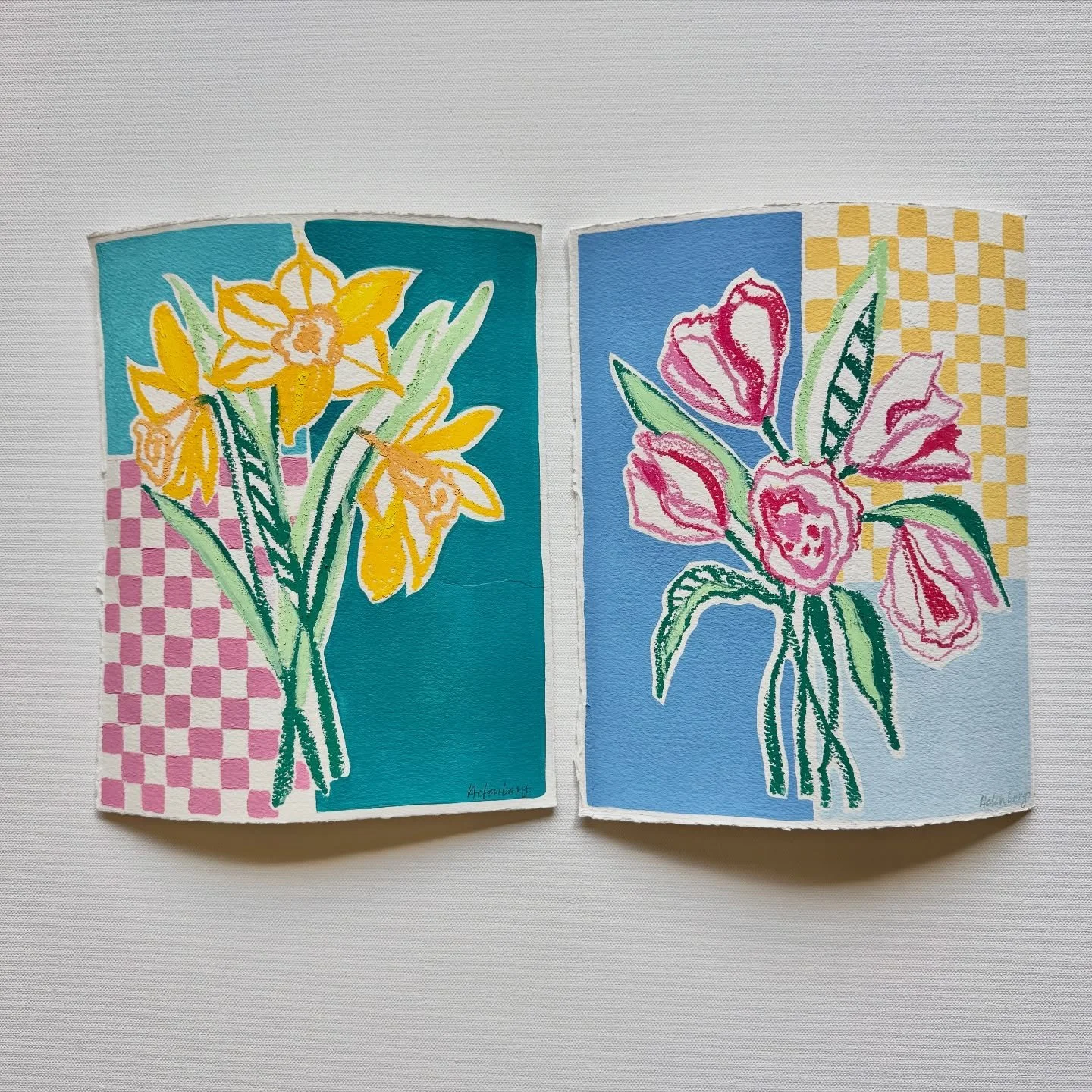 a recent commission 🌸 florals forever!

#floralsforever #floralcommission #colorfulfloralart #floralartwork #flowerart #flowerartist #dallasart #botanicalart #brightflorals #flowersandchecks