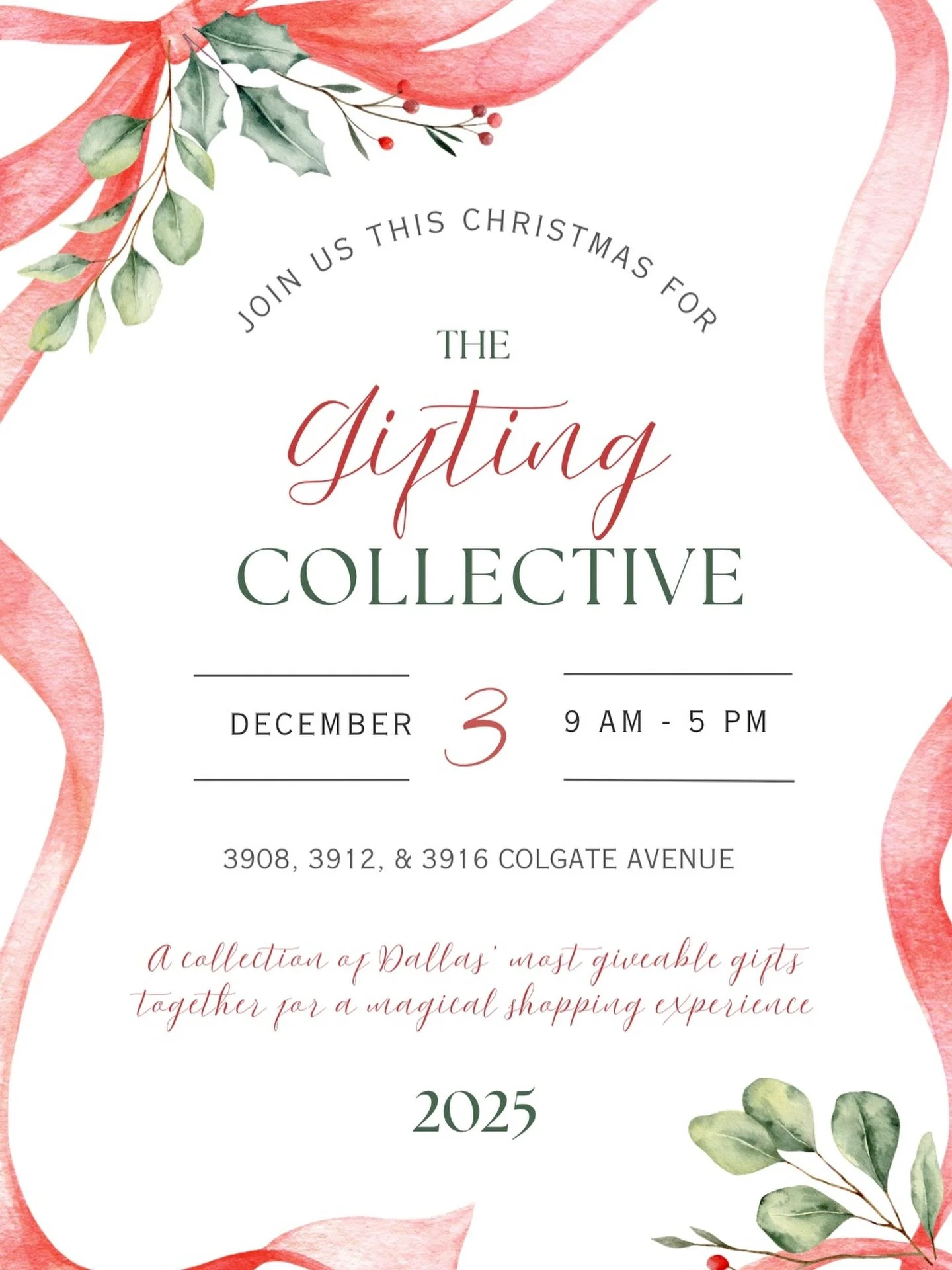 🚨POP UP ALERT!🚨 catch me and other fun local vendors DECEMBER 3rd for Christmas gifts galore! 🎄🎅🏼🎁

#giftingcollective #dallaschristmaspopup #dallaschristmasgifts #dallasshopping #dallasartist
