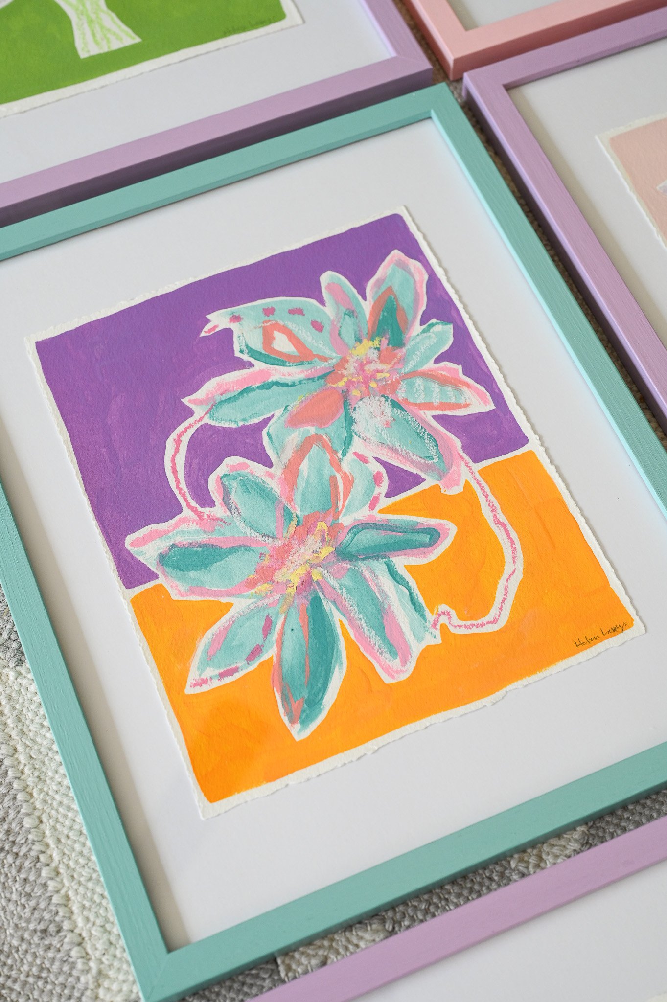 Teal-Lilies-Helen-Lary-Art.jpg