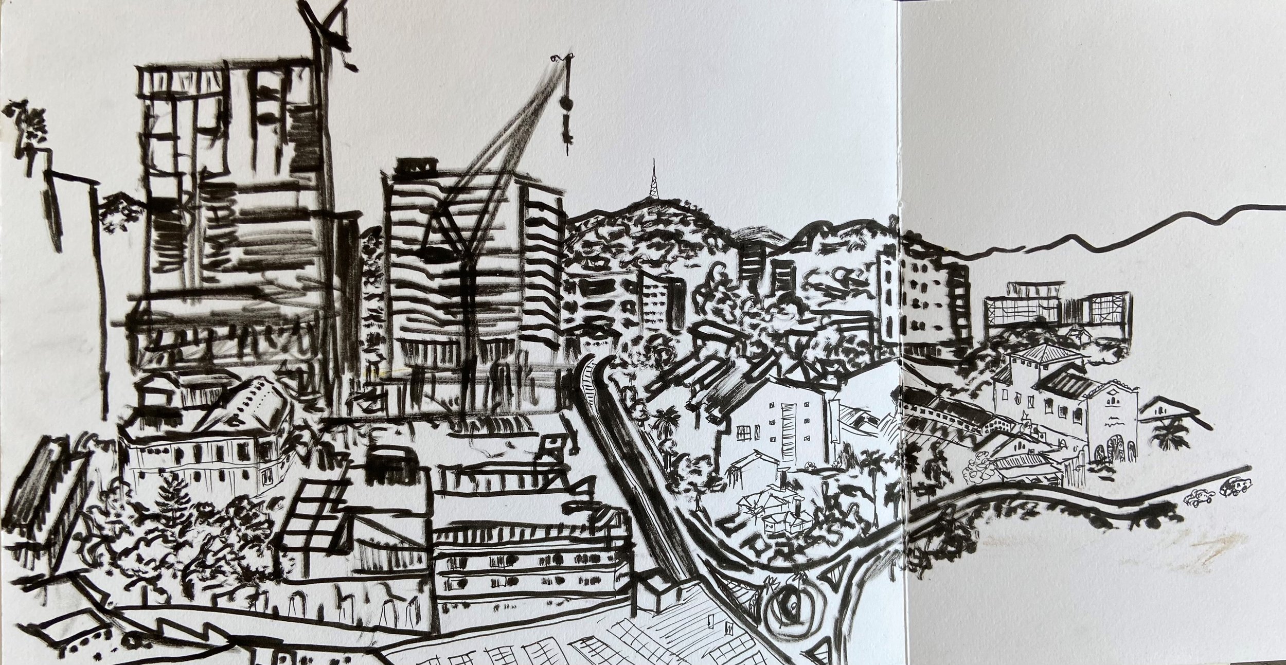 Cityscape: Tasmania | ink | 2023