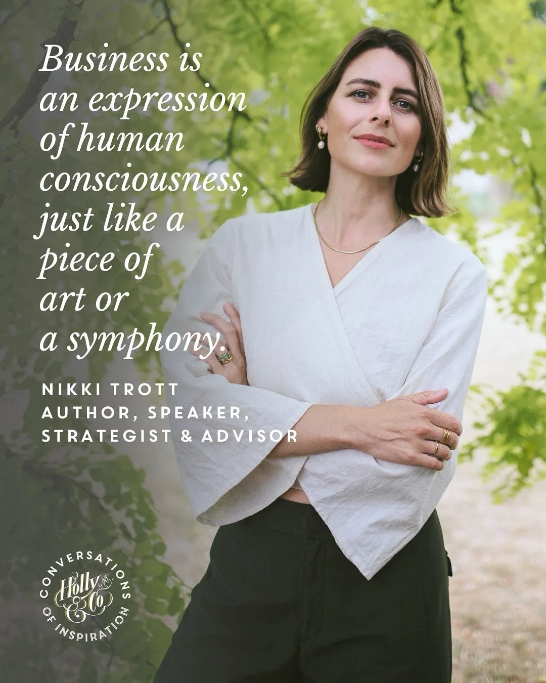 Thank for having me on the Conversations of Inspiration podcast! 🎧 🎙️ 

This time, I&rsquo;m the guest. It was such an honour to hear how @hollytucker has been inspired by my book and our conversation was far reaching. She&rsquo;s a true leader of 