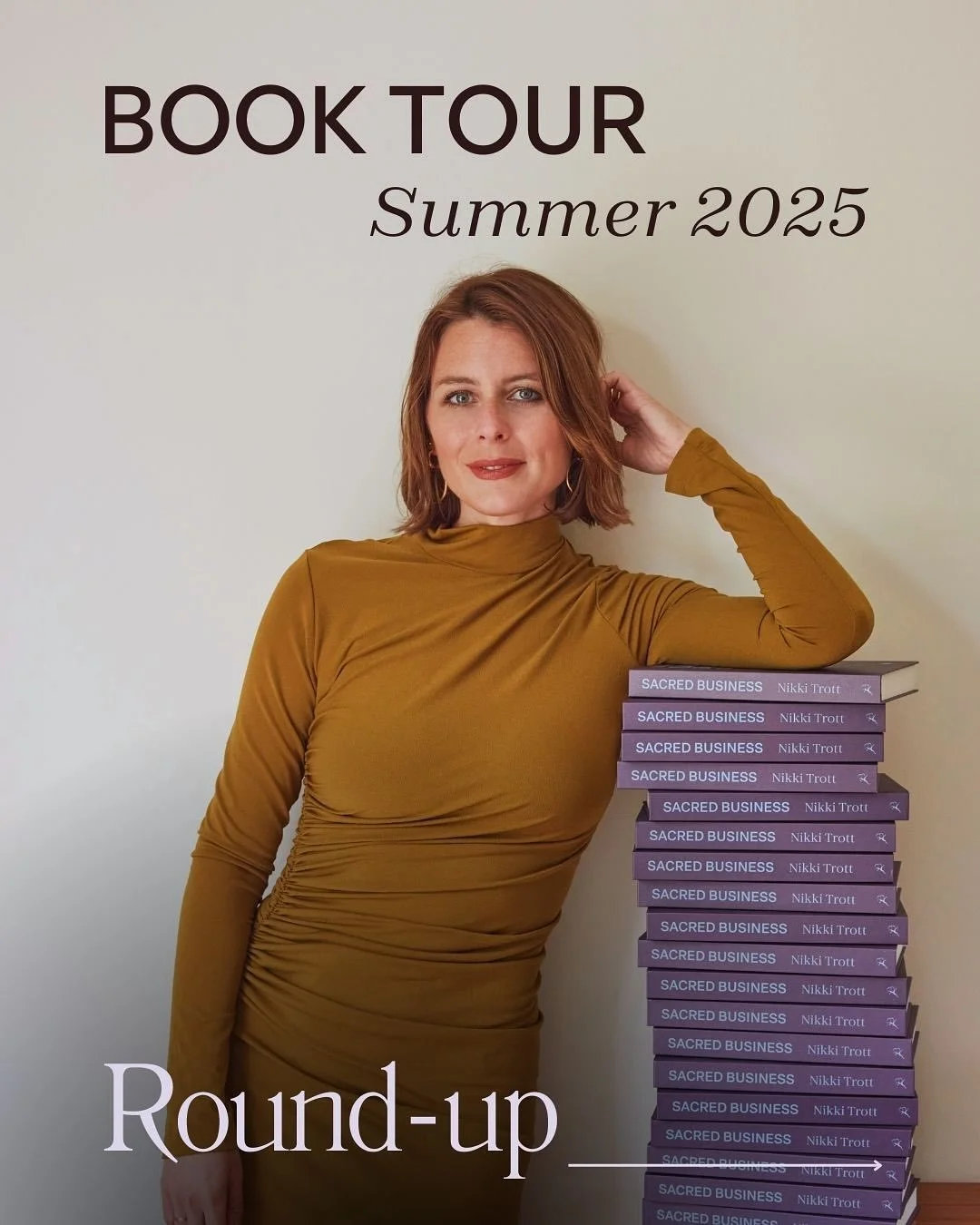 As we slide into autumn 🍂 I&rsquo;m reflecting on the wild, connected and joyful summer that I&rsquo;ve had with my first book, Sacred Business, taking me on a speaking tour! 🎤

I&rsquo;ve been touched by how widely the book is resonating, I&rsquo;
