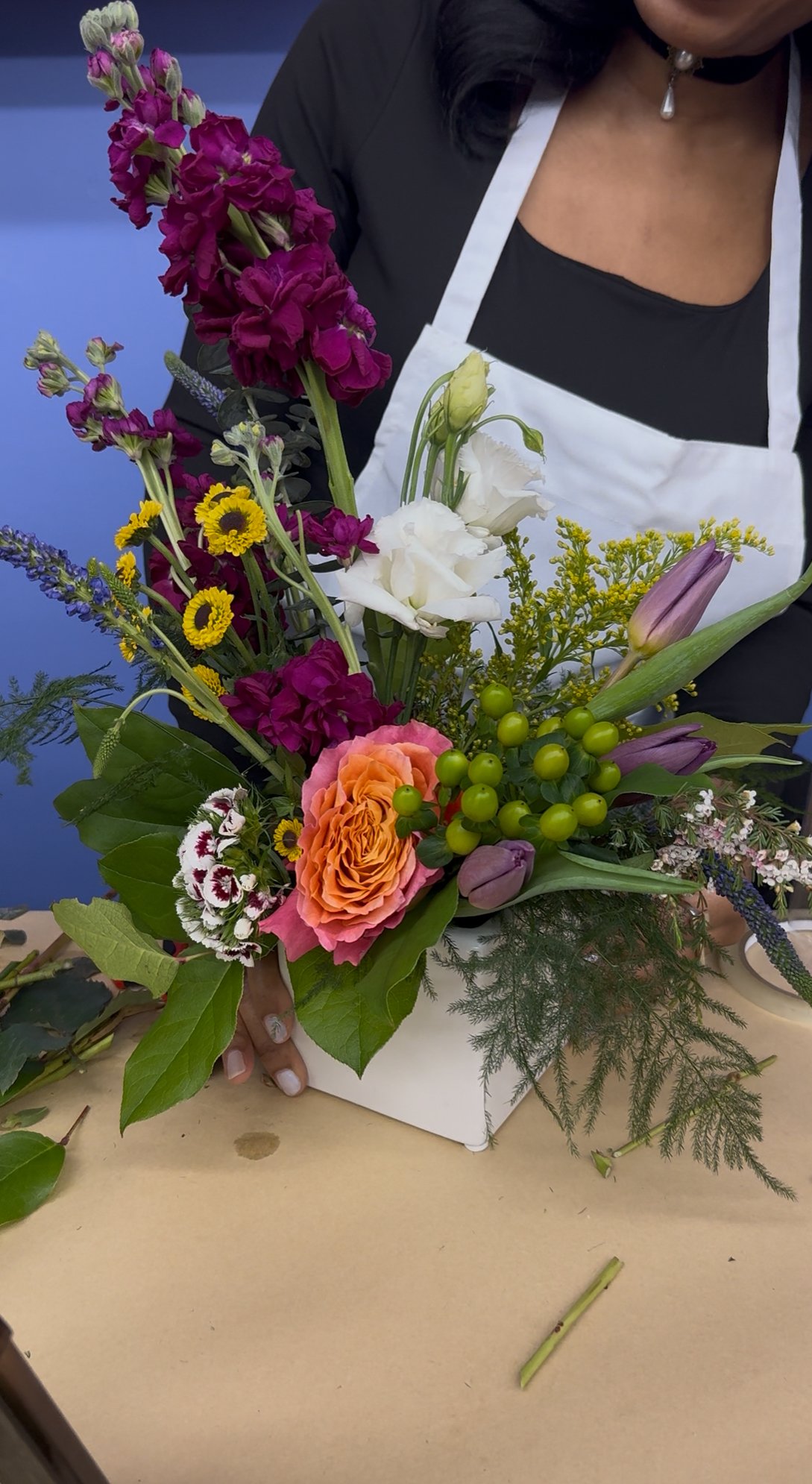 Flower workshop at Brooklyn Blooms