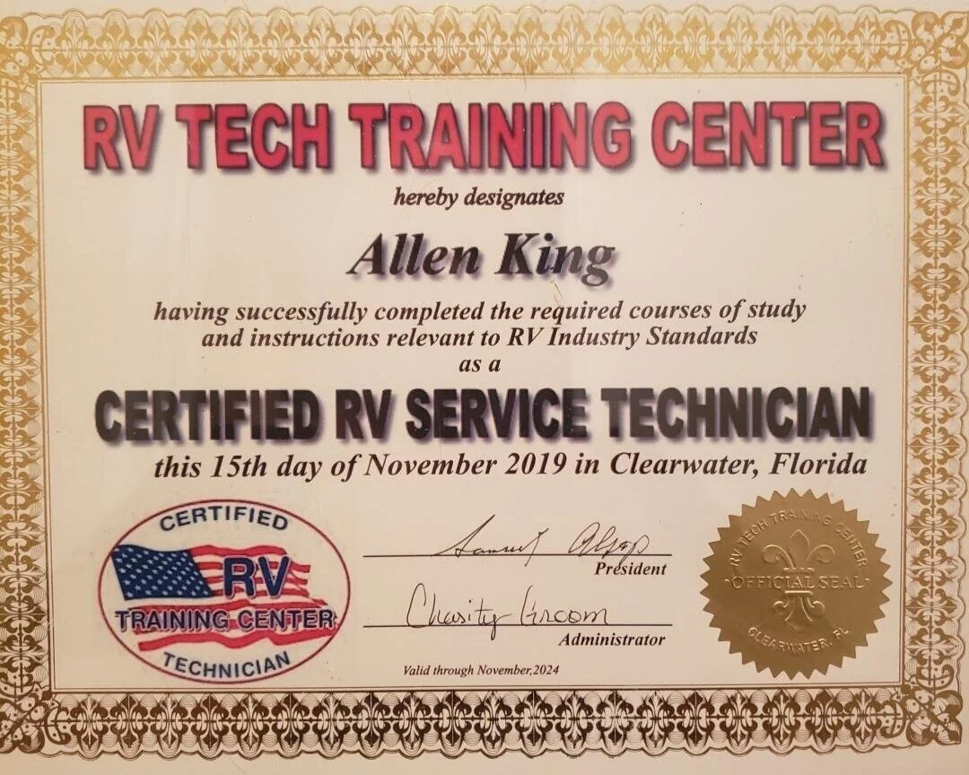 A Mobile RV Repair Shop Louisiana ATeam Mobile RV Repair