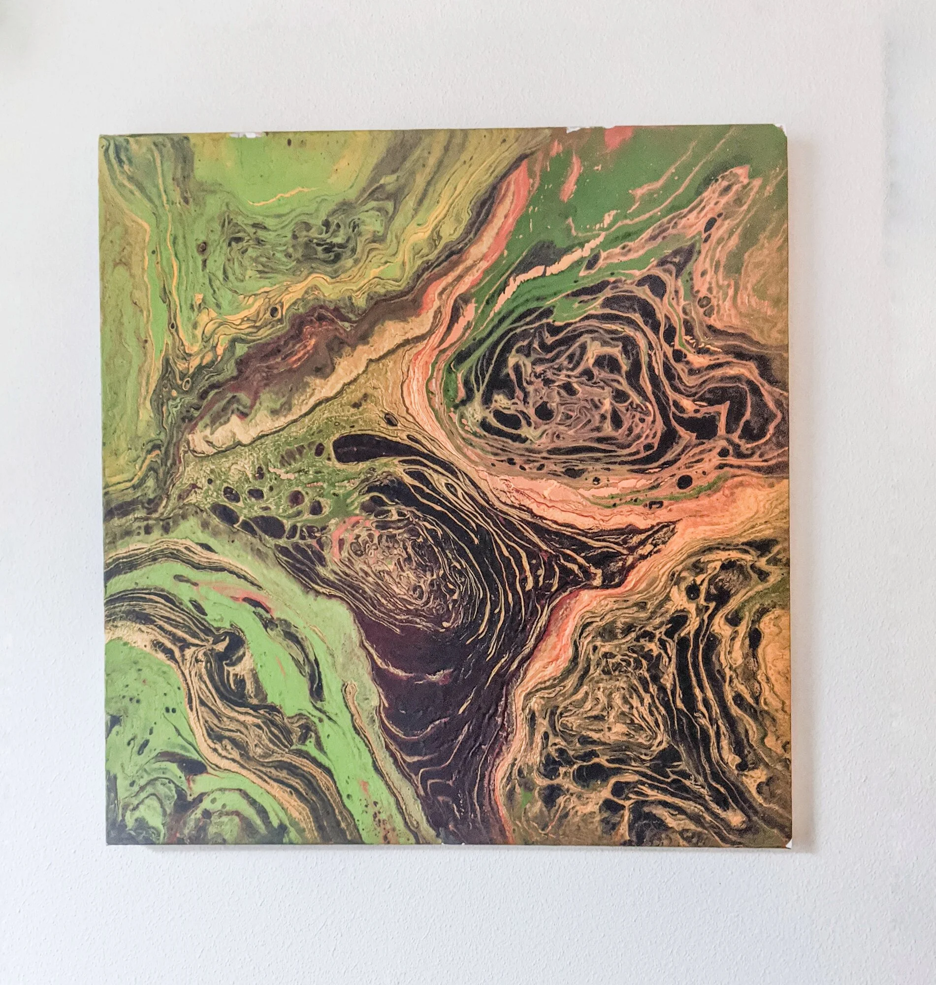 "Renaissance Embroidery" 24 x 24 - $400 