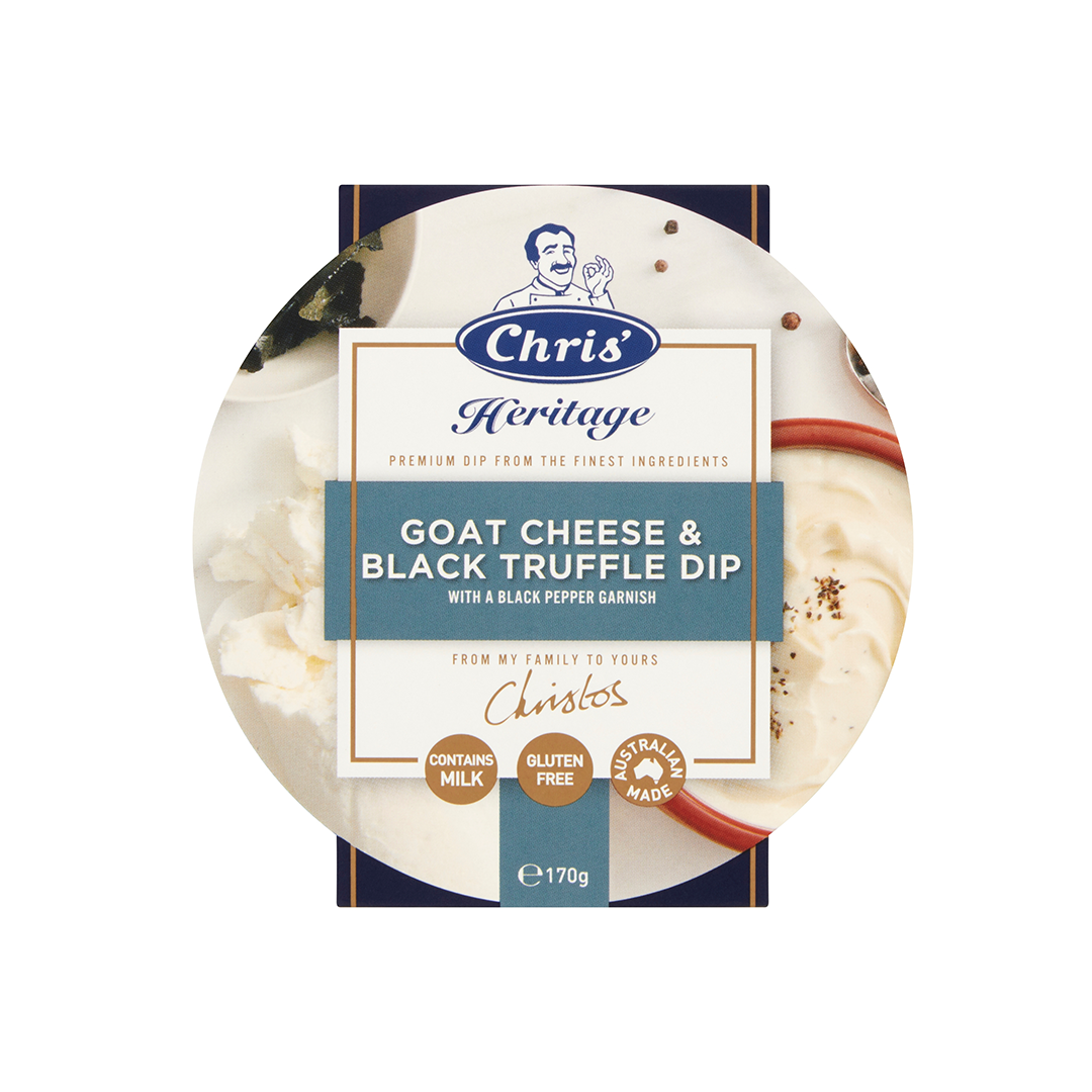 Goats Cheese & Black Truffle — Chris' Foods
